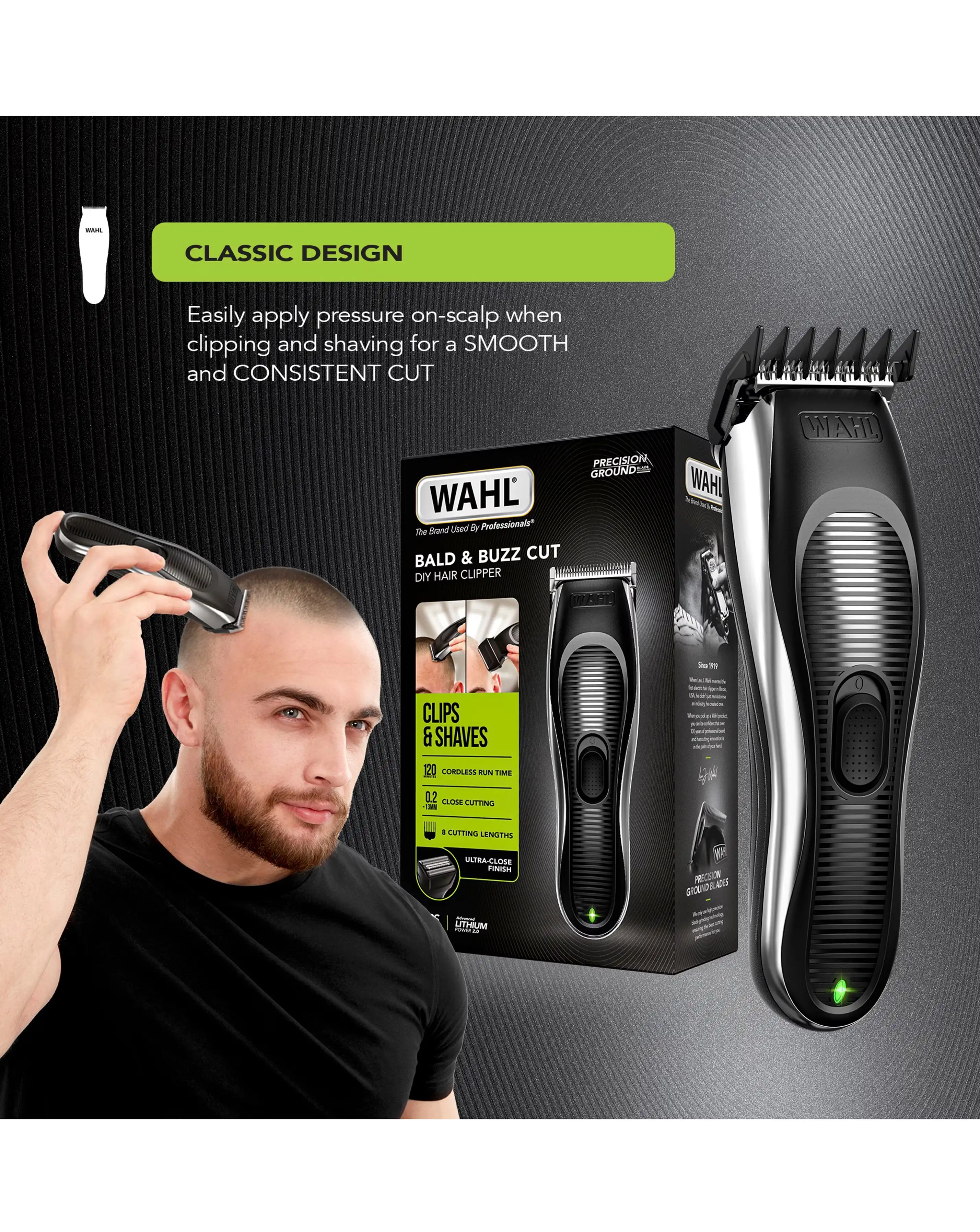 Wahl Bald & Buzz Cut Clipper Kit 2 Wahl Bald & Buzz Cut Clipper Kit