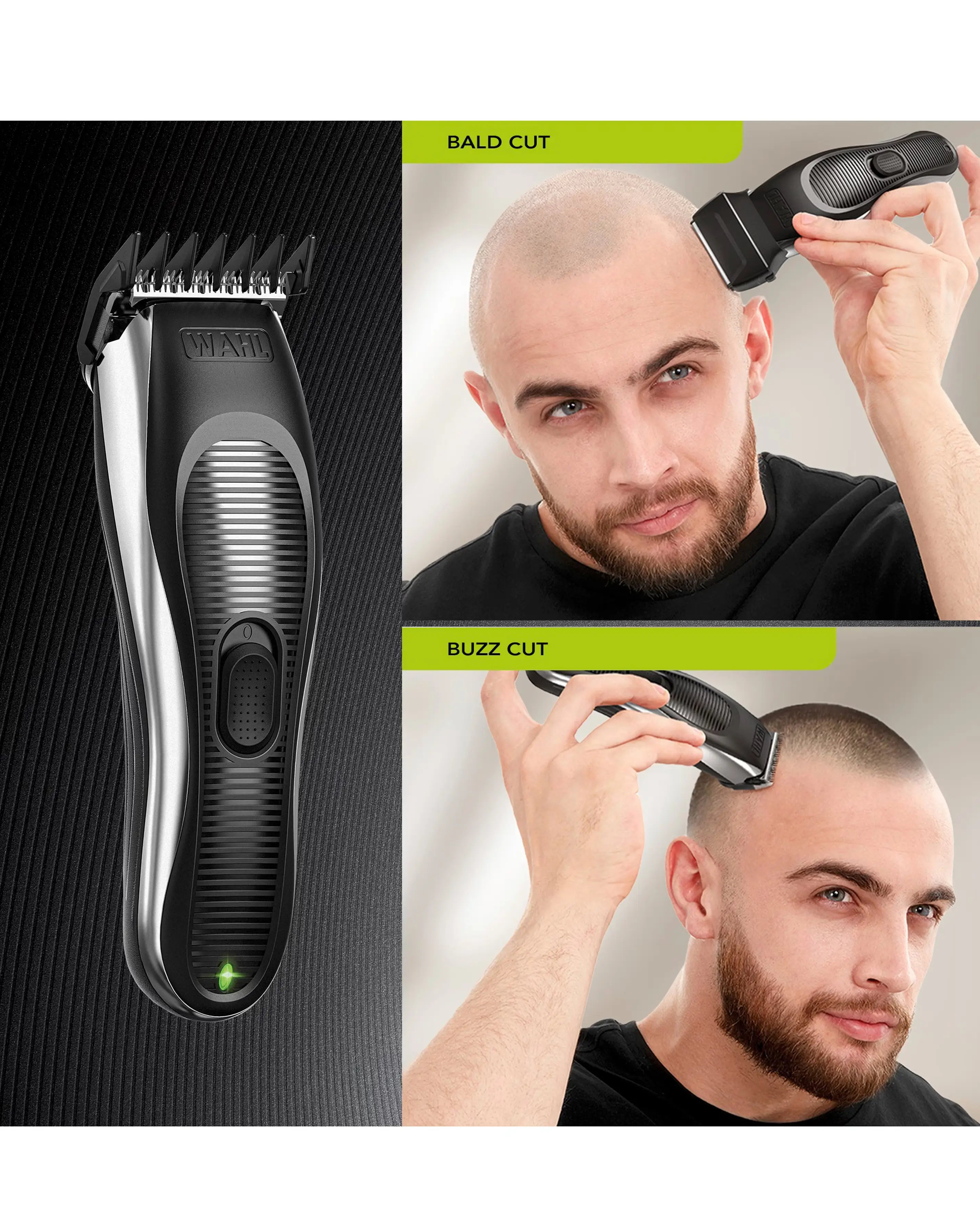 Wahl Bald & Buzz Cut Clipper Kit 6 Wahl Bald & Buzz Cut Clipper Kit