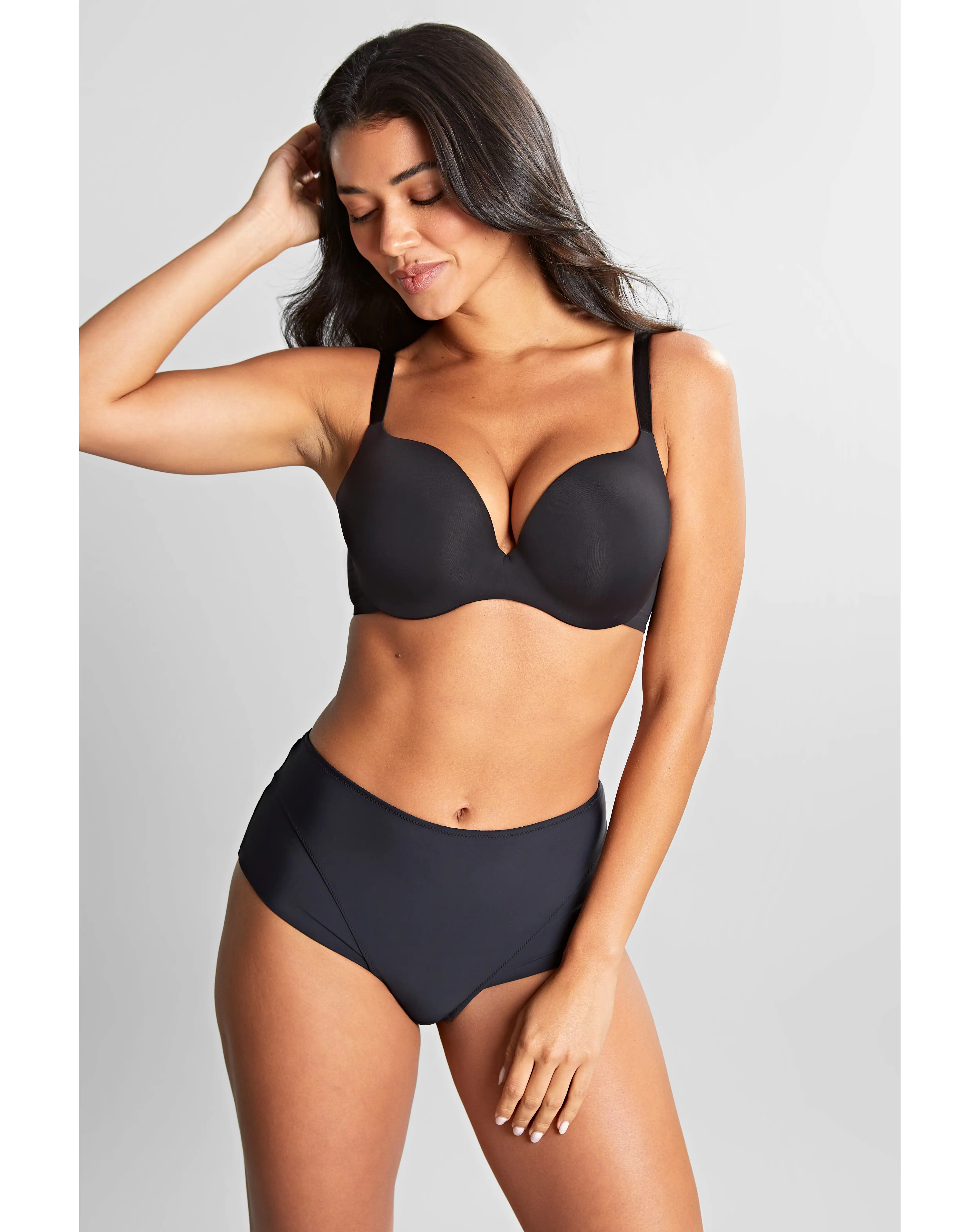 Panache 365 Smoothing Plunge Wired Bra Black 3 Panache 365 Smoothing Plunge Wired Bra Black