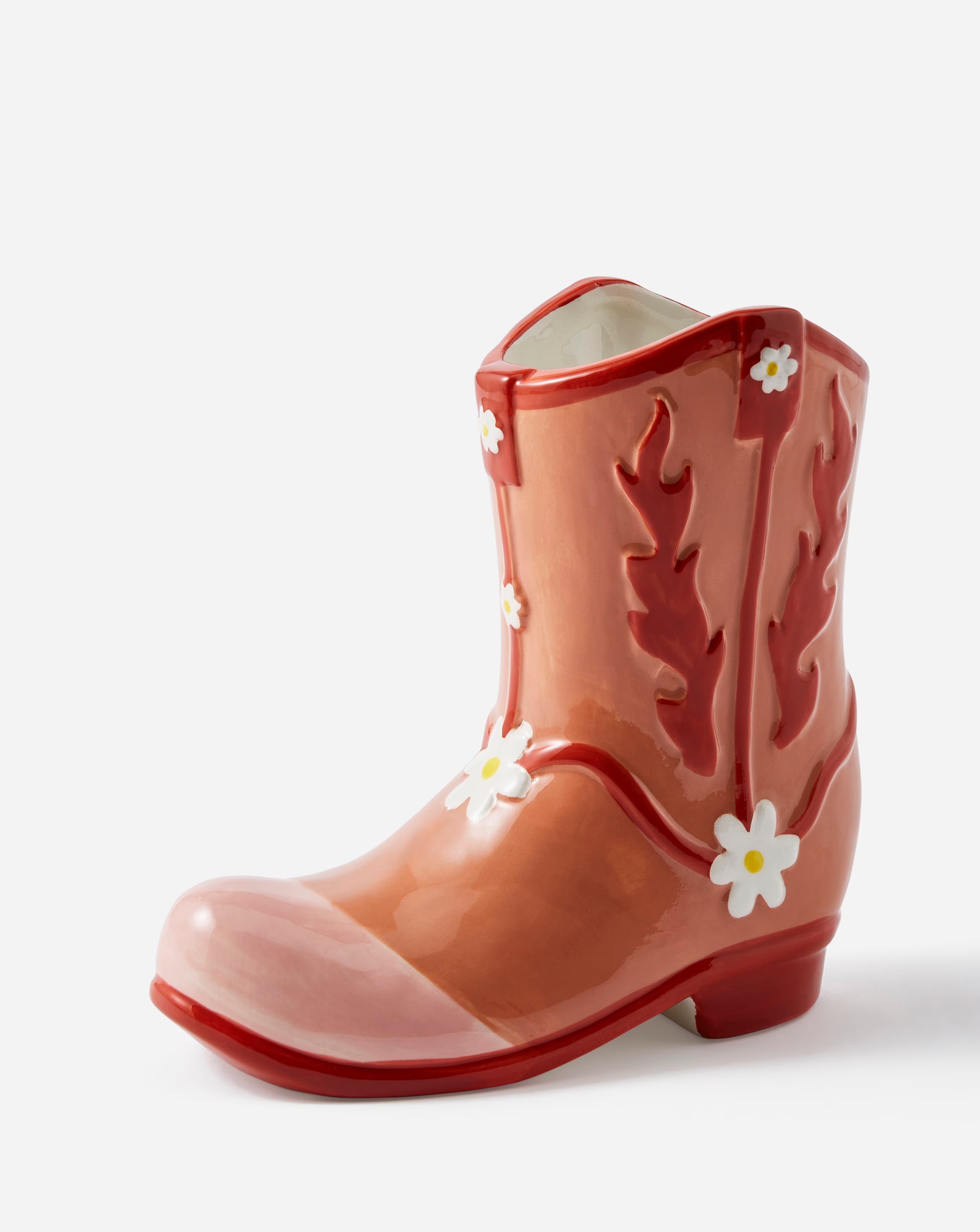 Pink Cowboy Boot Flower Vase 4 Pink Cowboy Boot Flower Vase