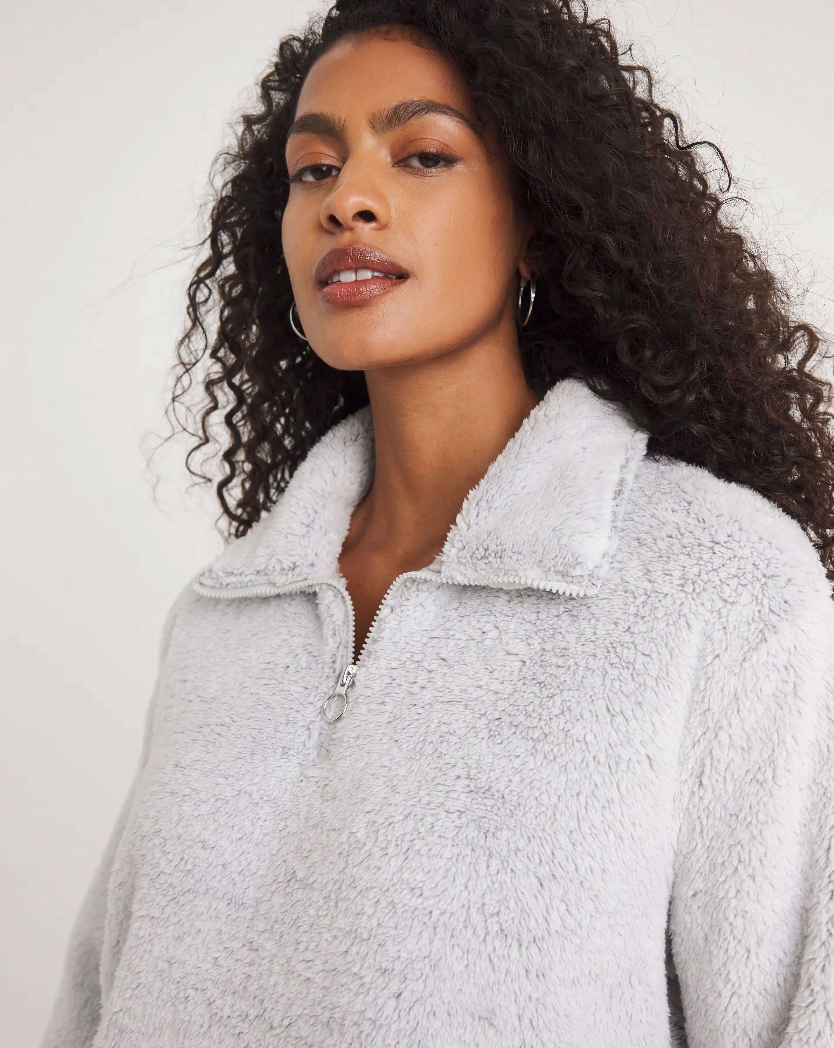 Pretty Secrets Funnel Neck Fleece Snuggle Top 4 Pretty Secrets Funnel Neck Fleece Snuggle Top