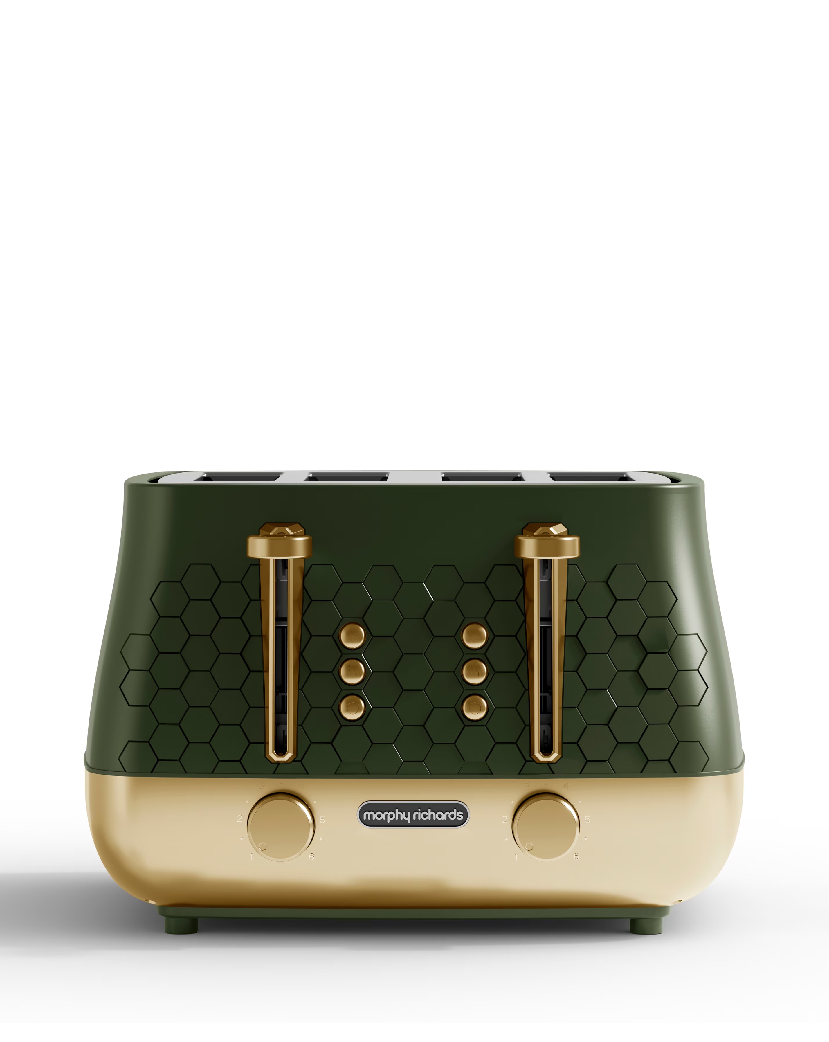 Morphy Richards Cassini 4 Slice Toaster - Olivine 1 Morphy Richards Cassini 4 Slice Toaster - Olivine
