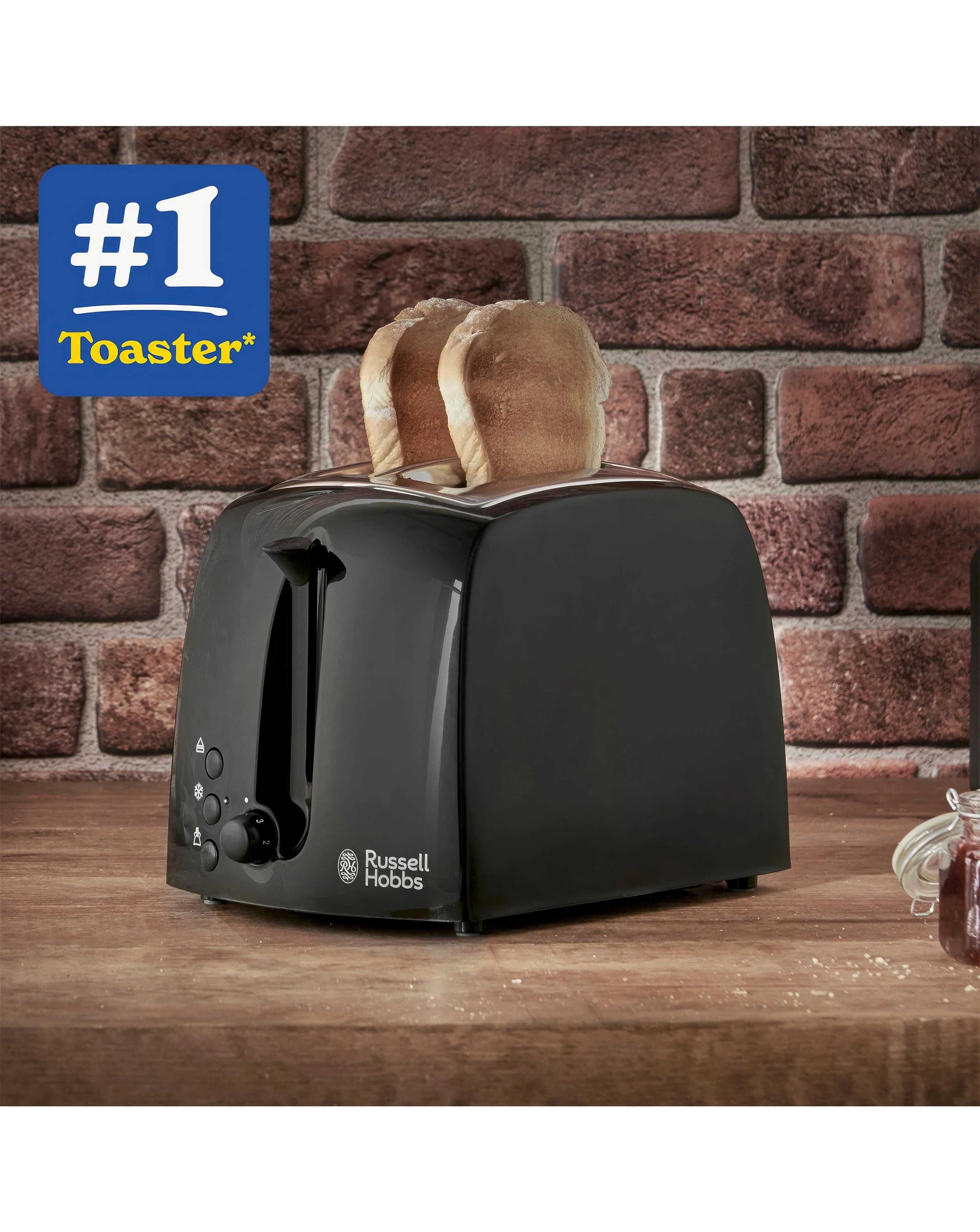 Russell Hobbs 21641 Textures 2 Slice Black Toaster 2 Russell Hobbs 21641 Textures 2 Slice Black Toaster