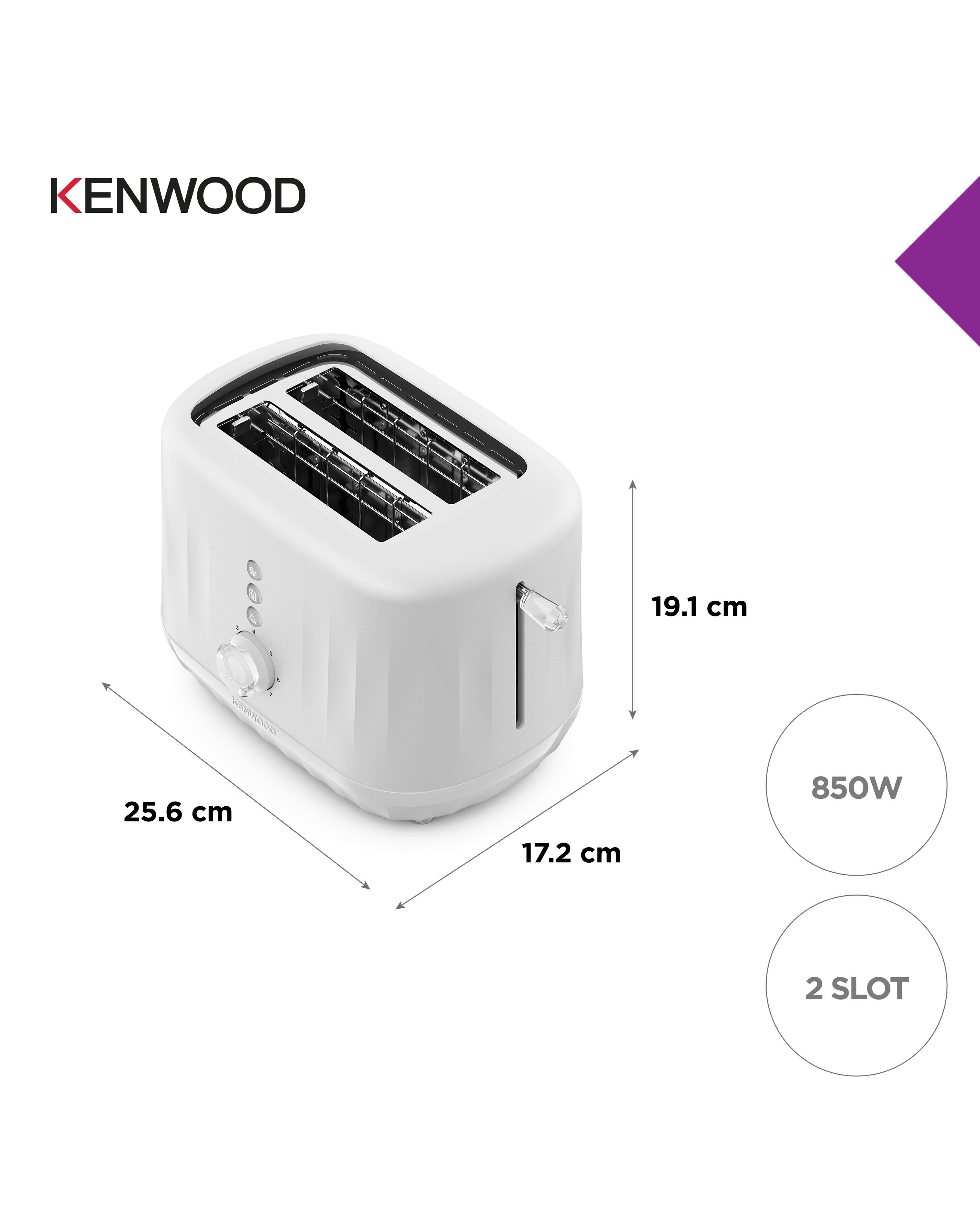 Kenwood Ripple 2 Slice Toaster 9 Kenwood Ripple 2 Slice Toaster