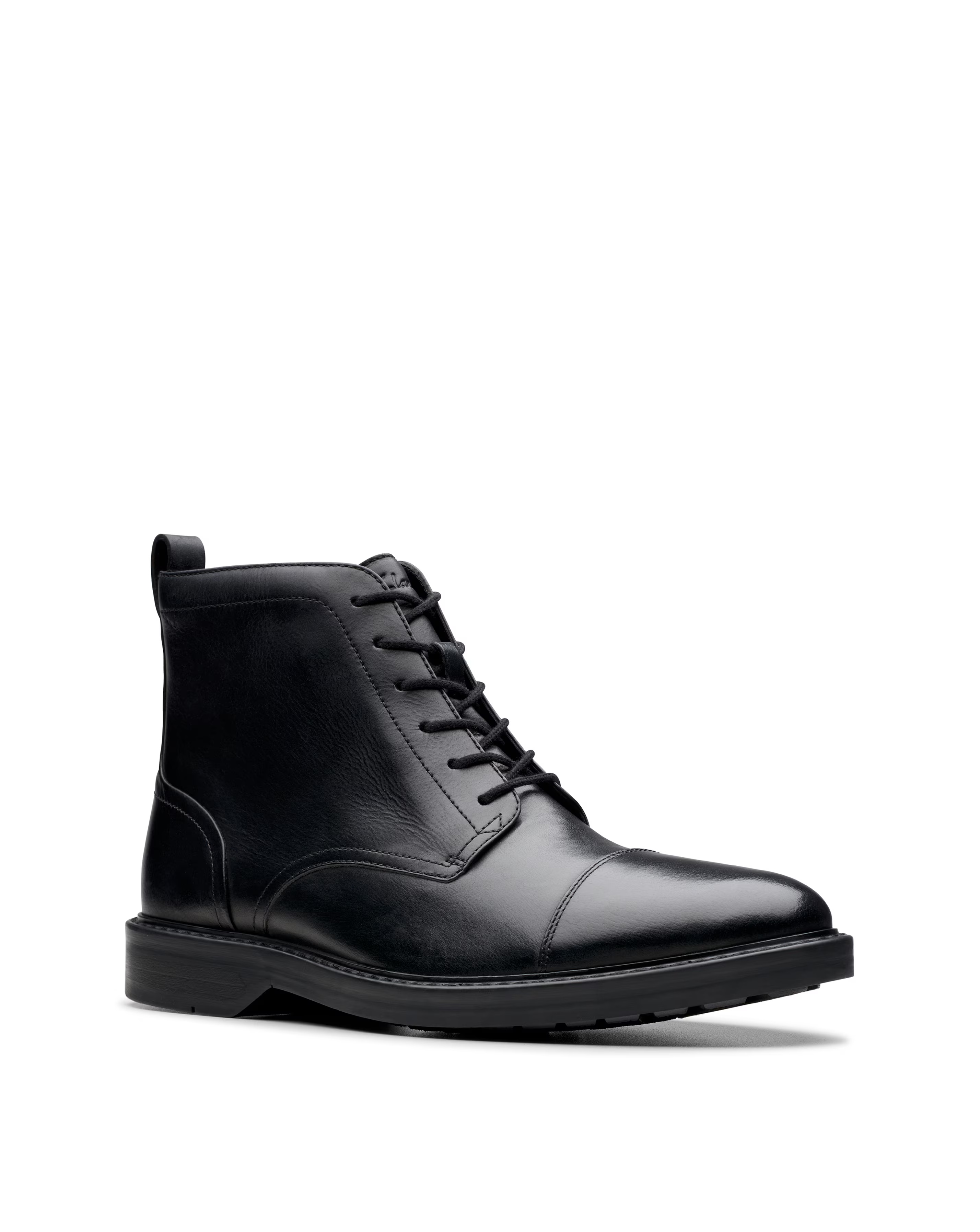 Clarks Aldwin Cap Boots - Black 2 Clarks Aldwin Cap Boots - Black