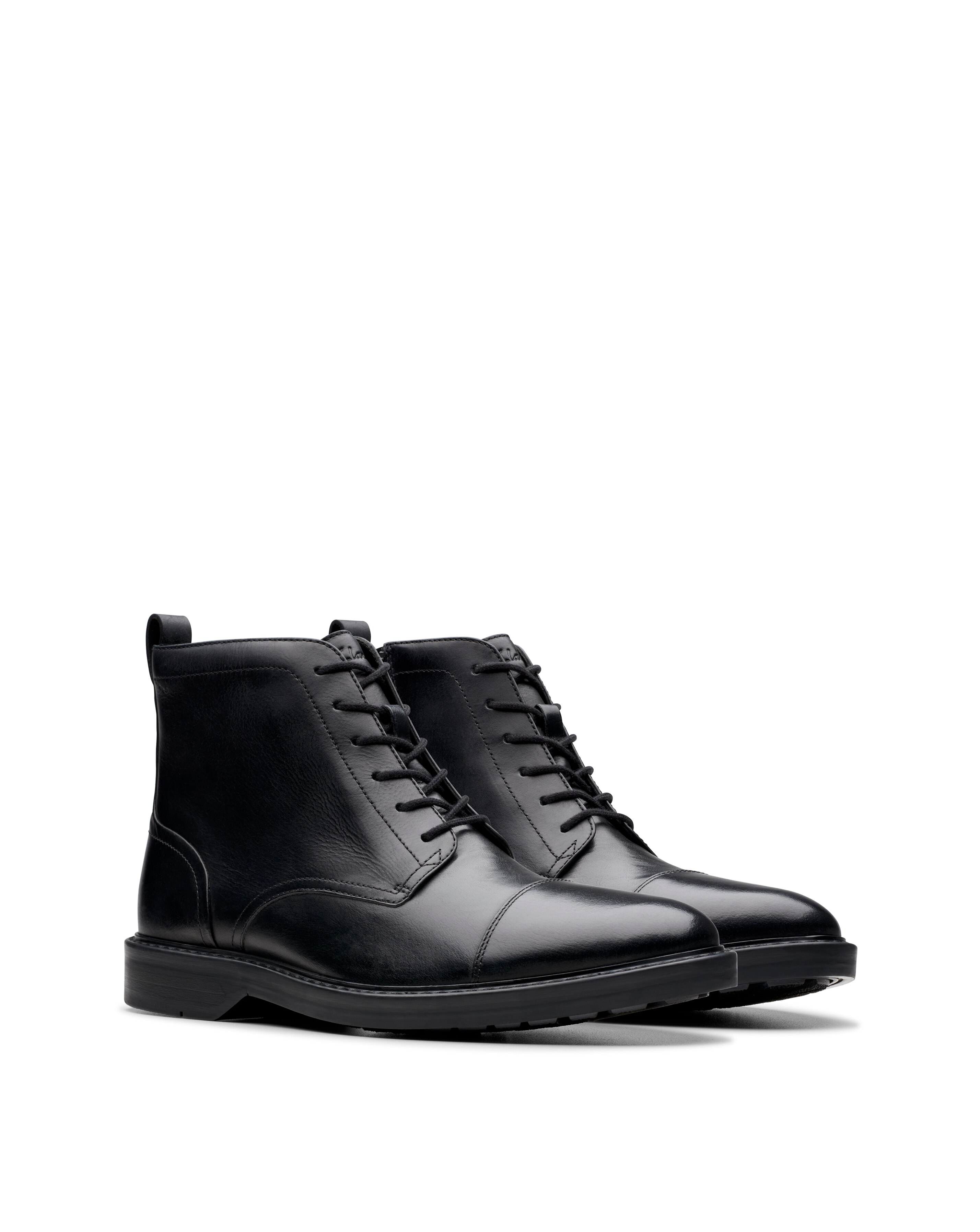 Clarks Aldwin Cap Boots - Black 3 Clarks Aldwin Cap Boots - Black