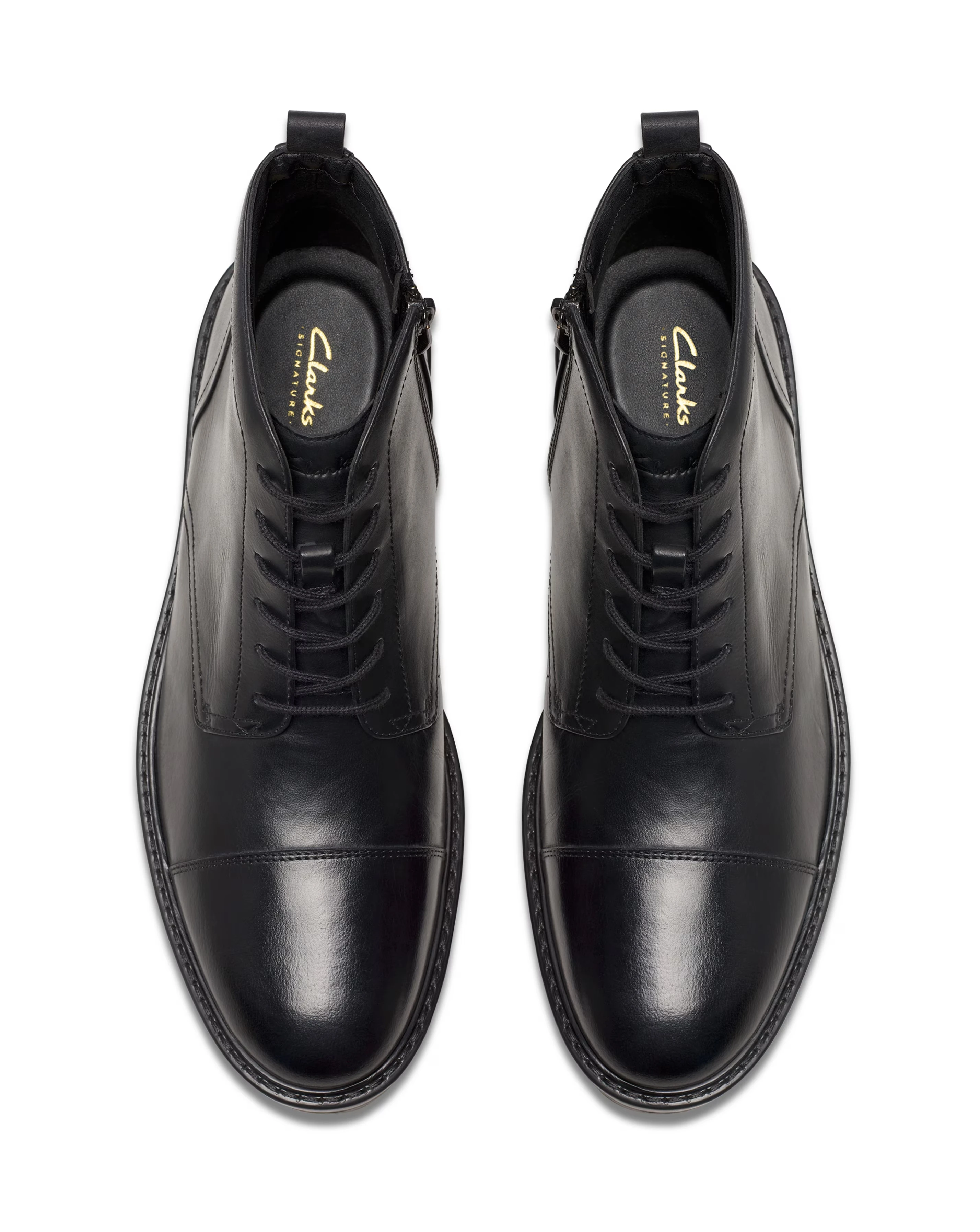 Clarks Aldwin Cap Boots - Black 5 Clarks Aldwin Cap Boots - Black