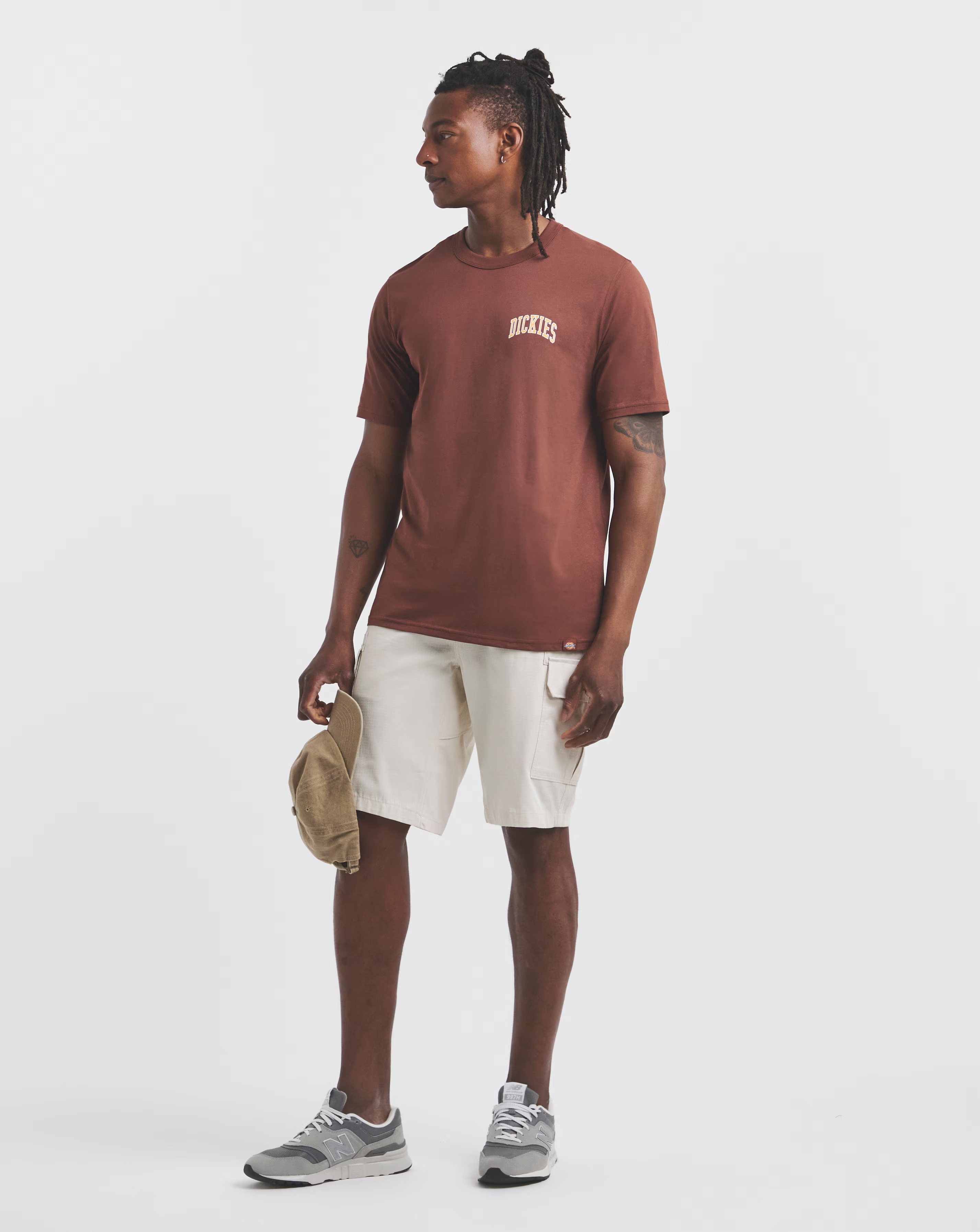 Dickies Millerville Cargo Short - Natural 1 Dickies Millerville Cargo Short - Natural