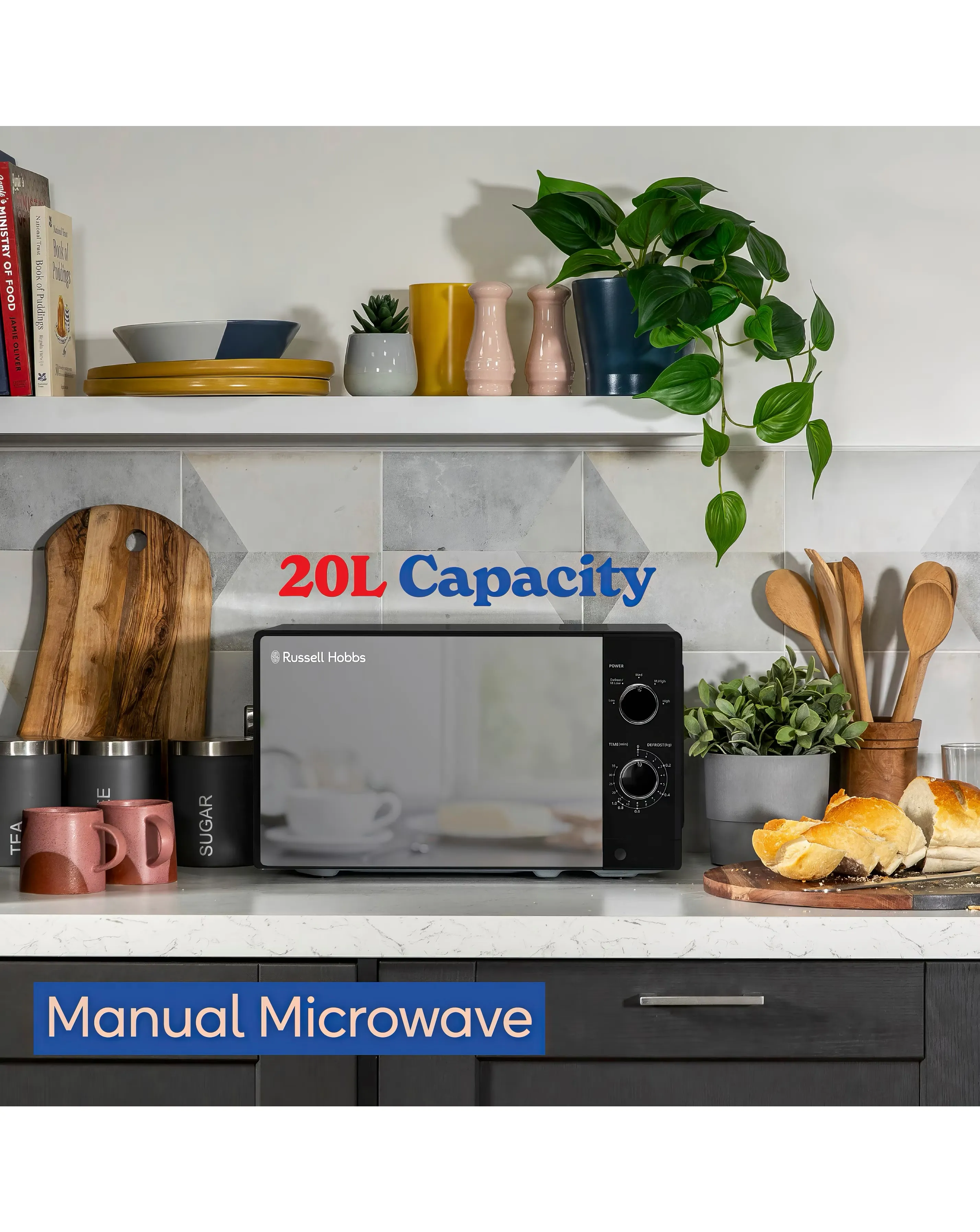 Russell Hobbs RHM2027B 20L Black Manual Microwave 7 Russell Hobbs RHM2027B 20L Black Manual Microwave