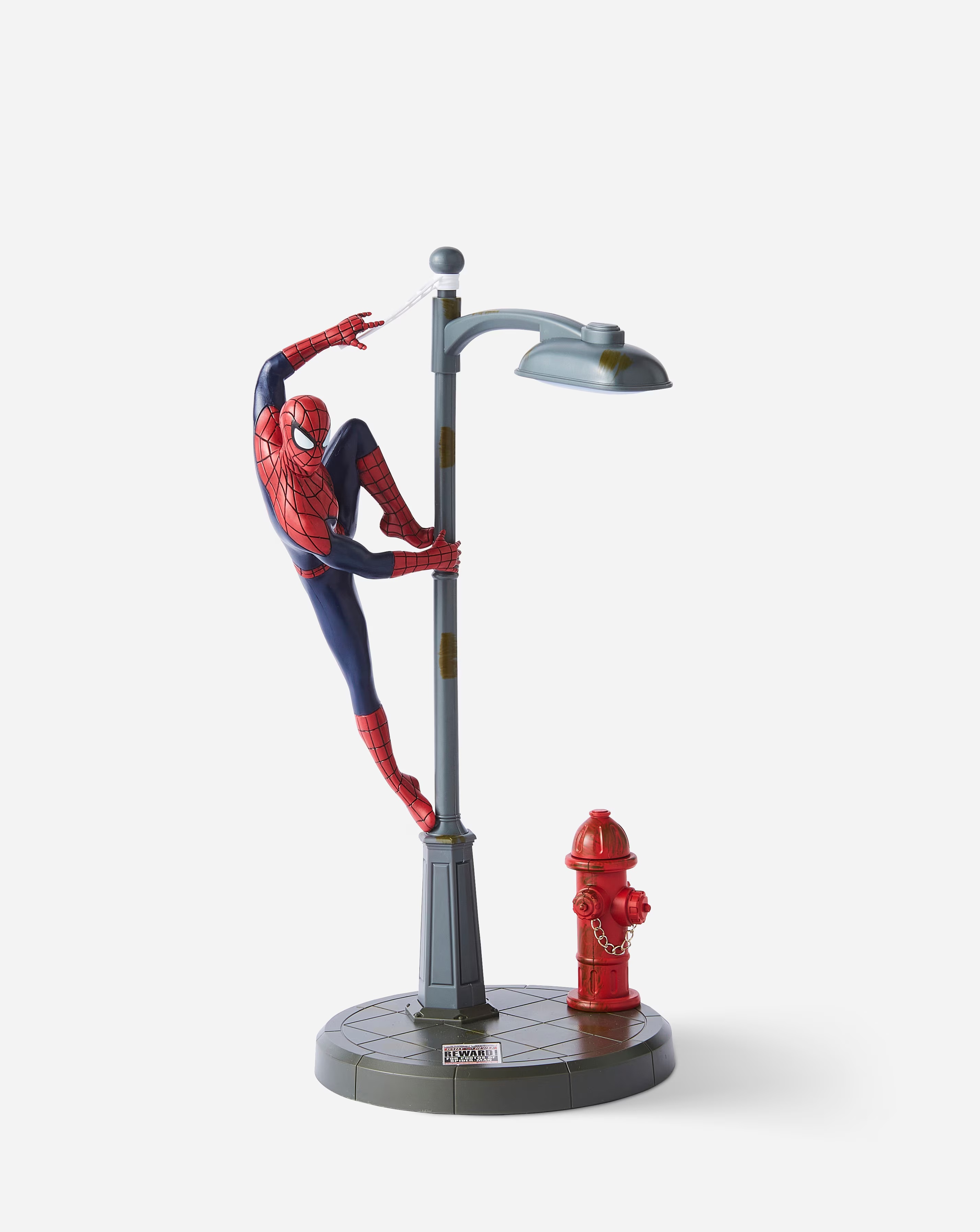 Marvel Spiderman Desk Lamp with Fire Hydrant Dimmer - USB Powered 4 Marvel Spiderman Desk Lamp with Fire Hydrant Dimmer - USB Powered