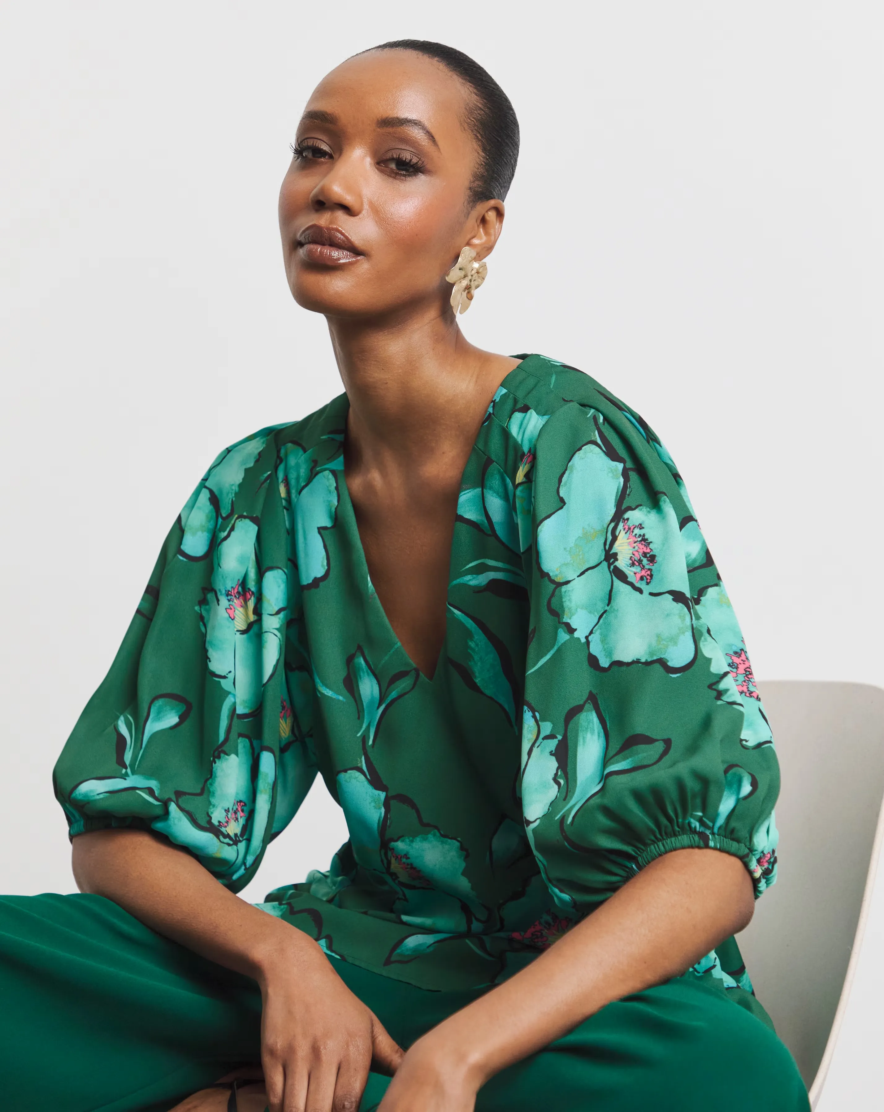 Joanna Hope Puff Sleeve Blouse 1 Joanna Hope Puff Sleeve Blouse