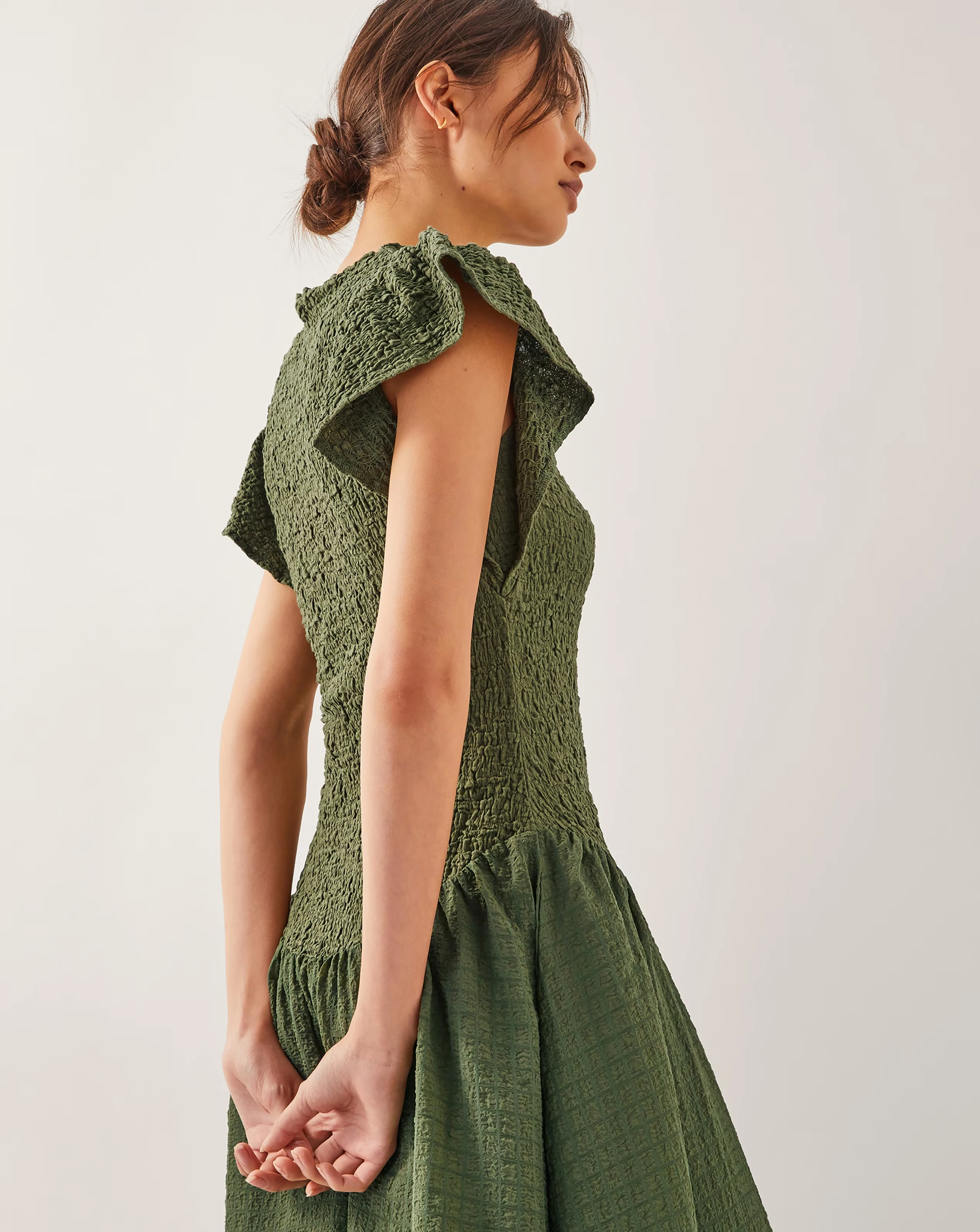 Monsoon Dee Drop Waist Midi Dress 2 Monsoon Dee Drop Waist Midi Dress