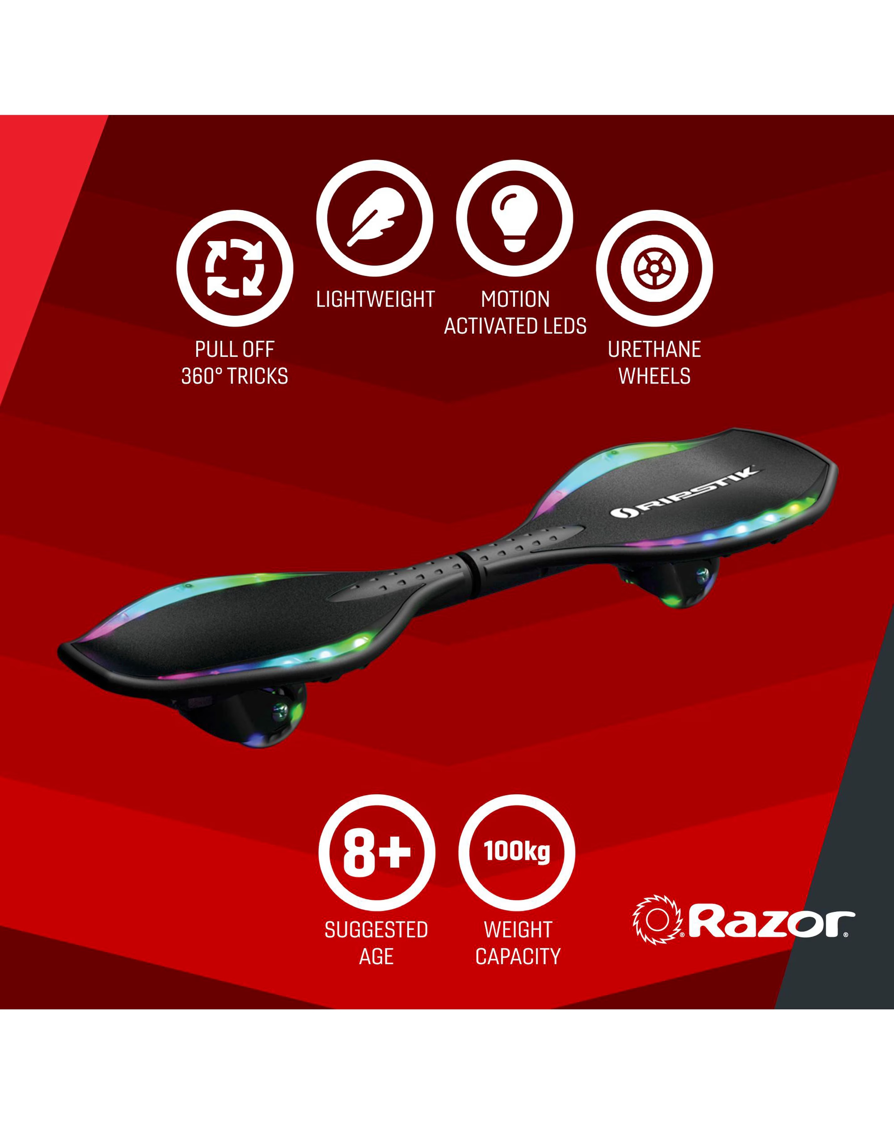 Razor LightShow Ripster Skateboard 12 Razor LightShow Ripster Skateboard