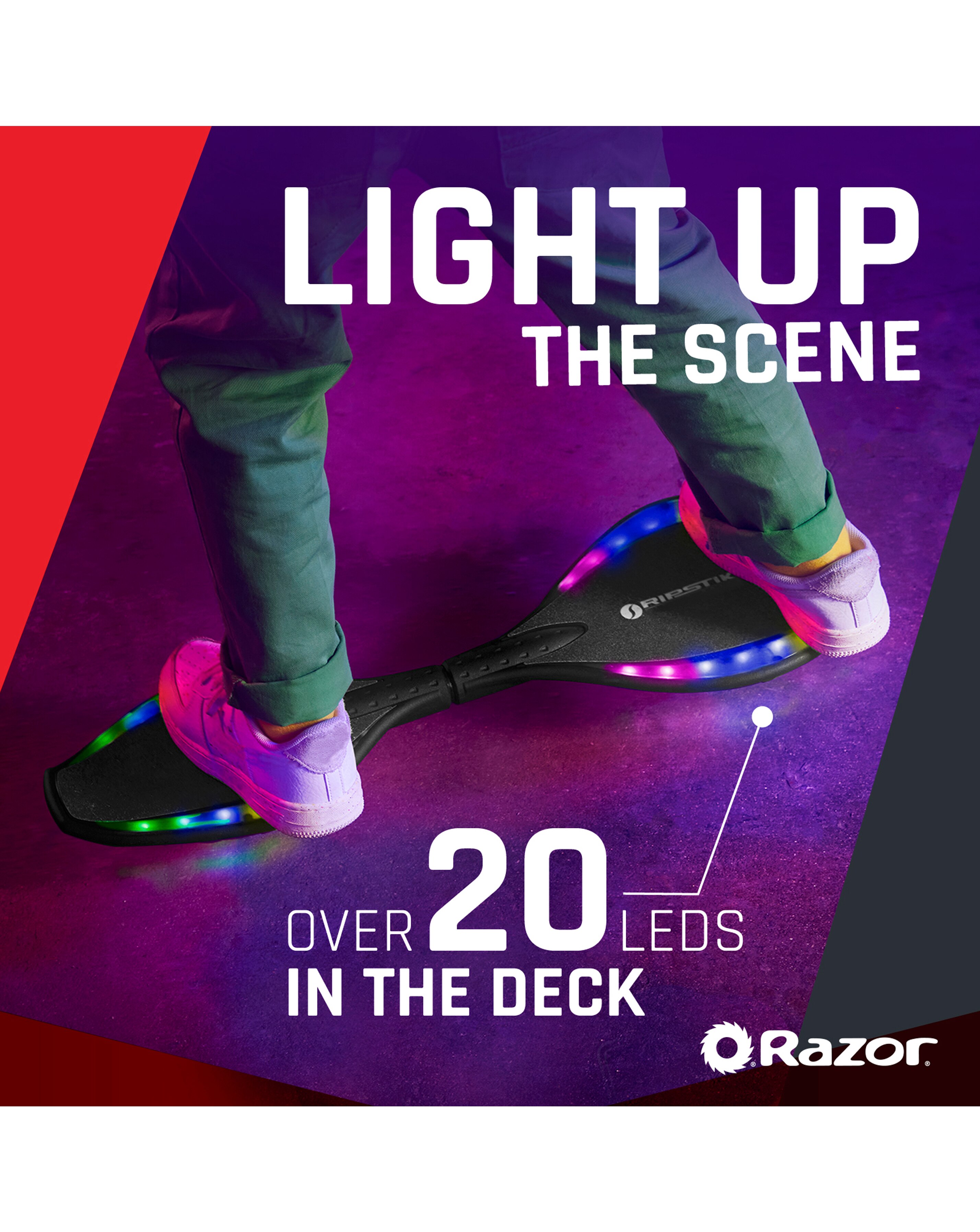 Razor LightShow Ripster Skateboard 17 Razor LightShow Ripster Skateboard