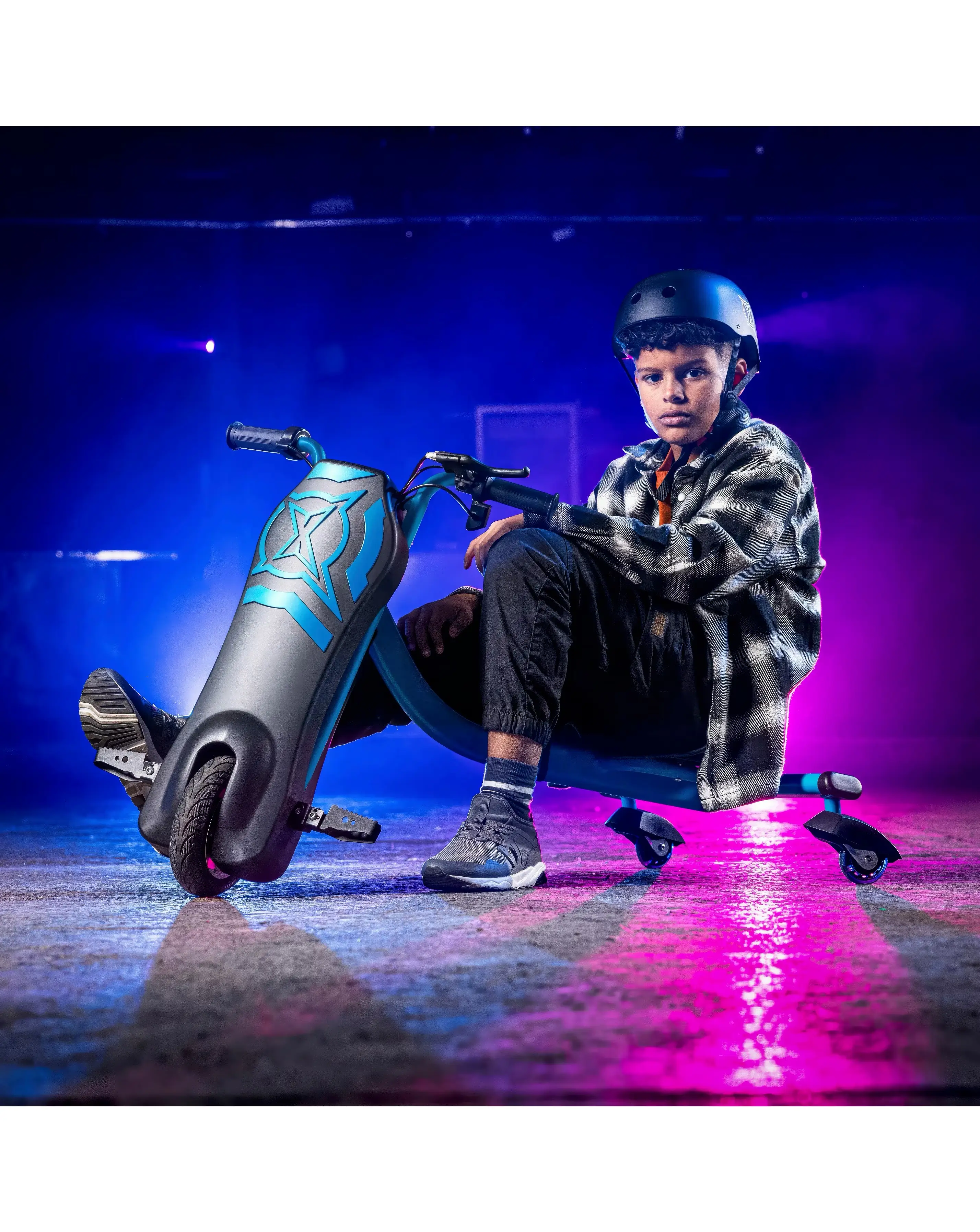 Xootz Cyclone Drift Trike 24V Lithium - Blue 4 Xootz Cyclone Drift Trike 24V Lithium - Blue