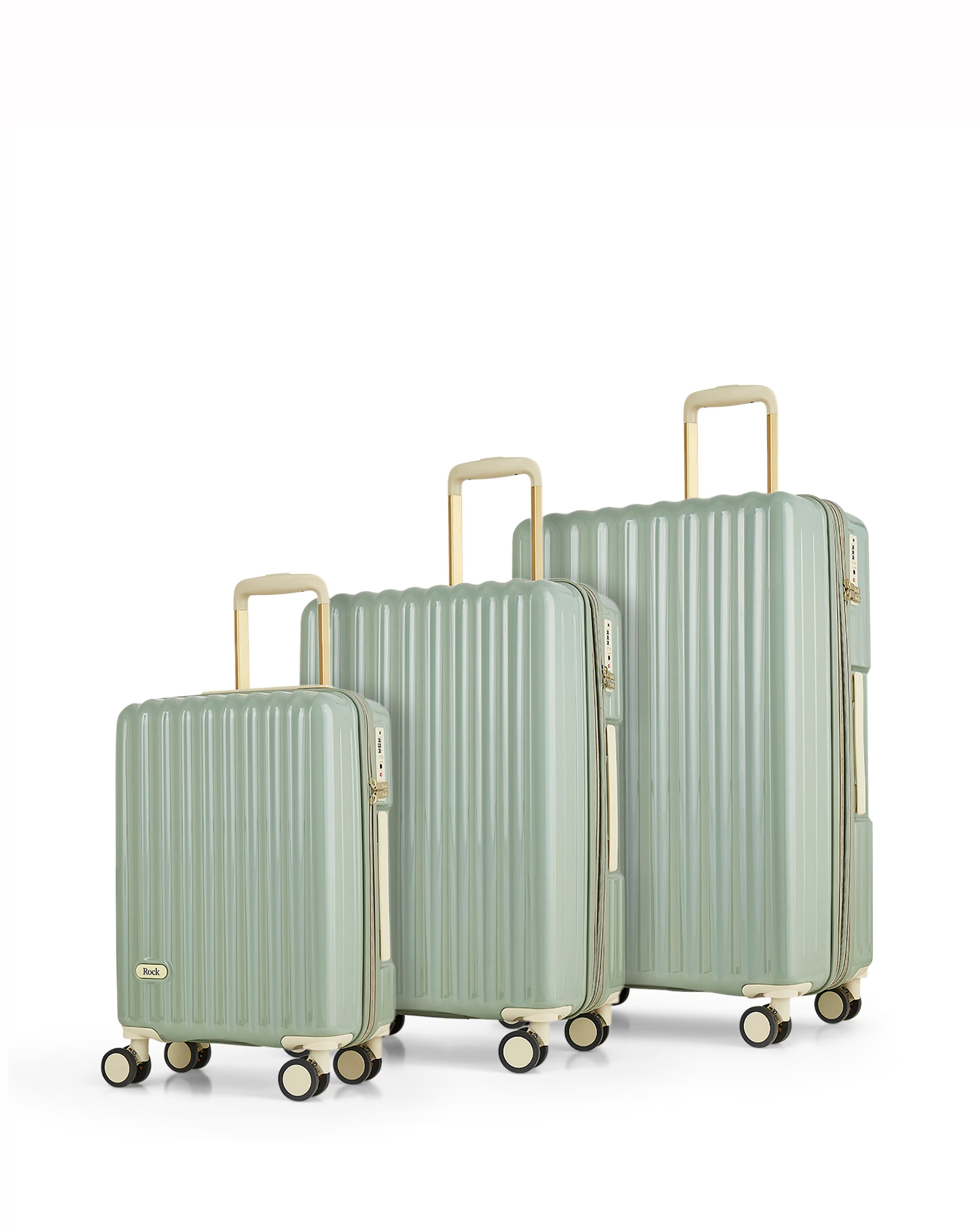 Rock Primrose 3pc Suitcase Set 1 Rock Primrose 3pc Suitcase Set