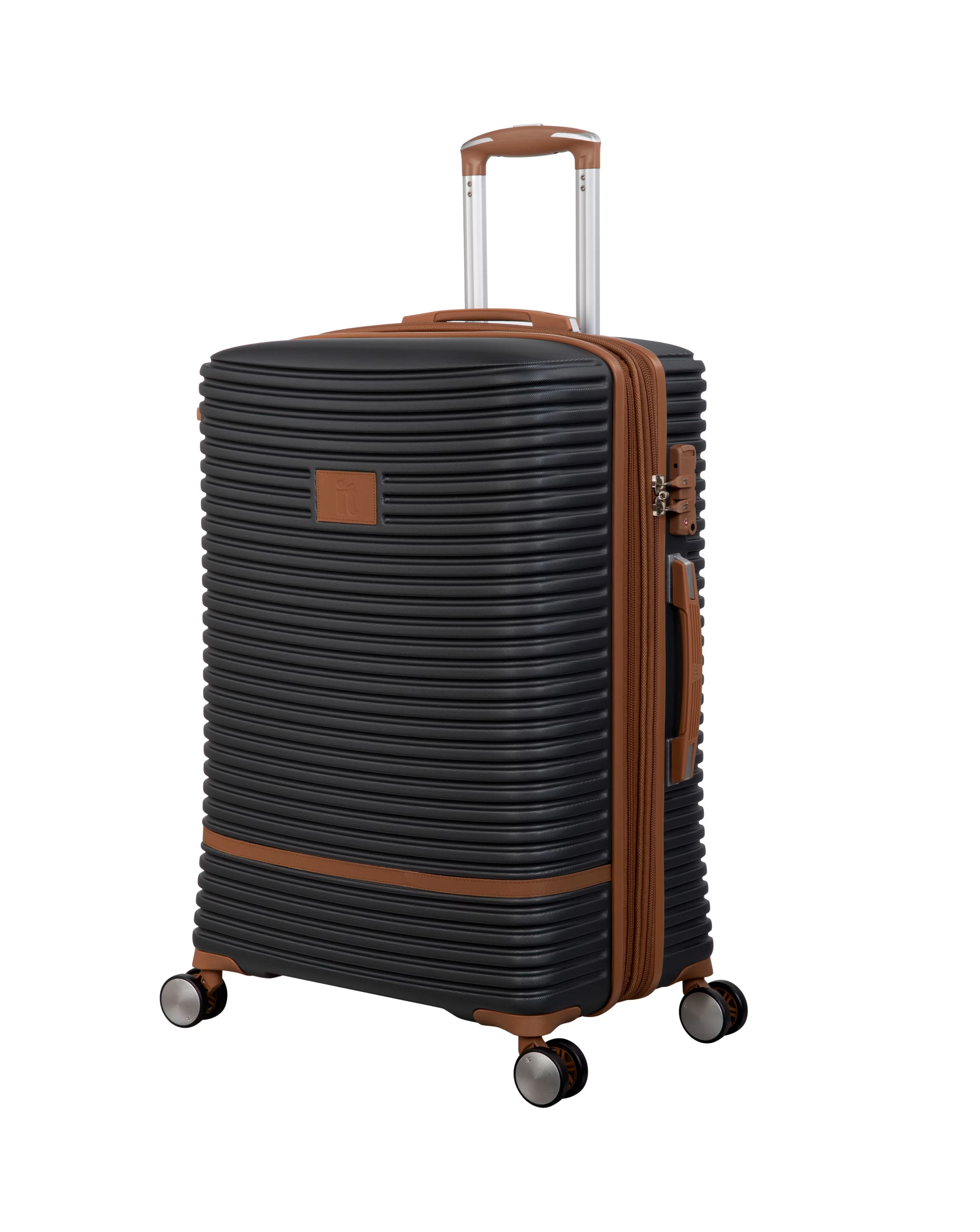IT Luggage Replicating 3pc Suitcase Set - Charcoal 2 IT Luggage Replicating 3pc Suitcase Set - Charcoal