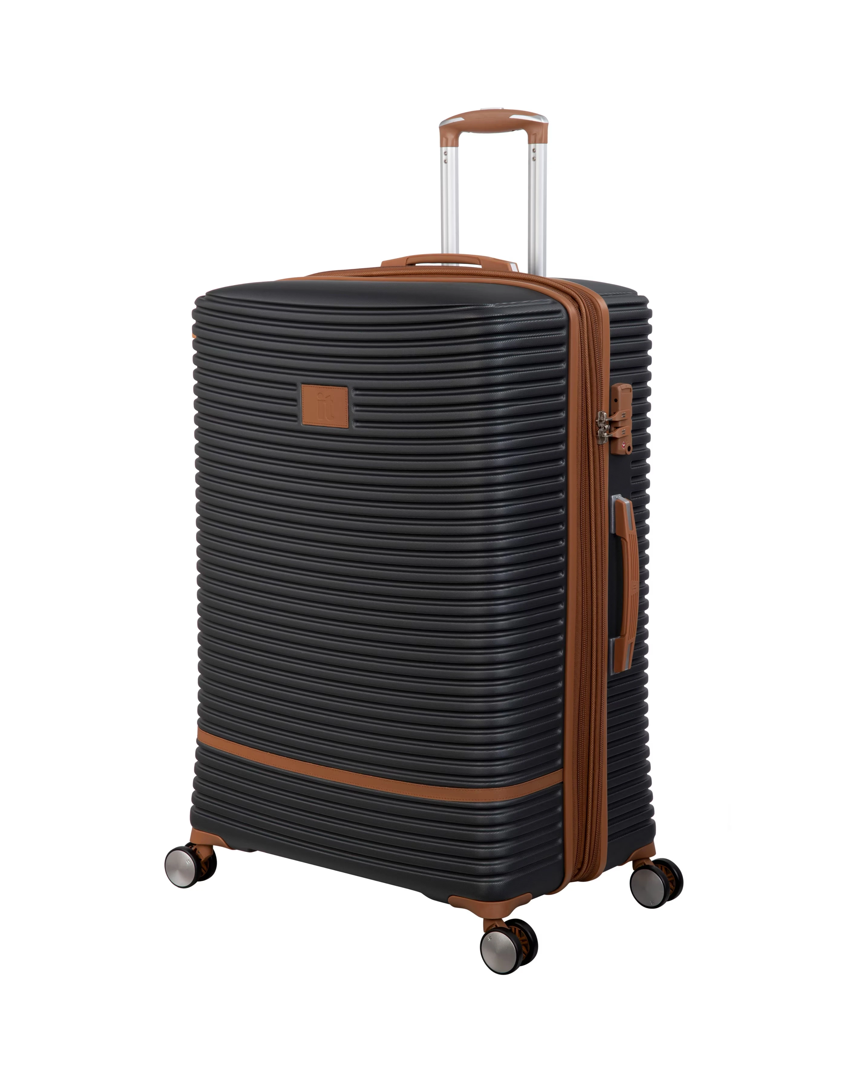 IT Luggage Replicating 3pc Suitcase Set - Charcoal 3 IT Luggage Replicating 3pc Suitcase Set - Charcoal