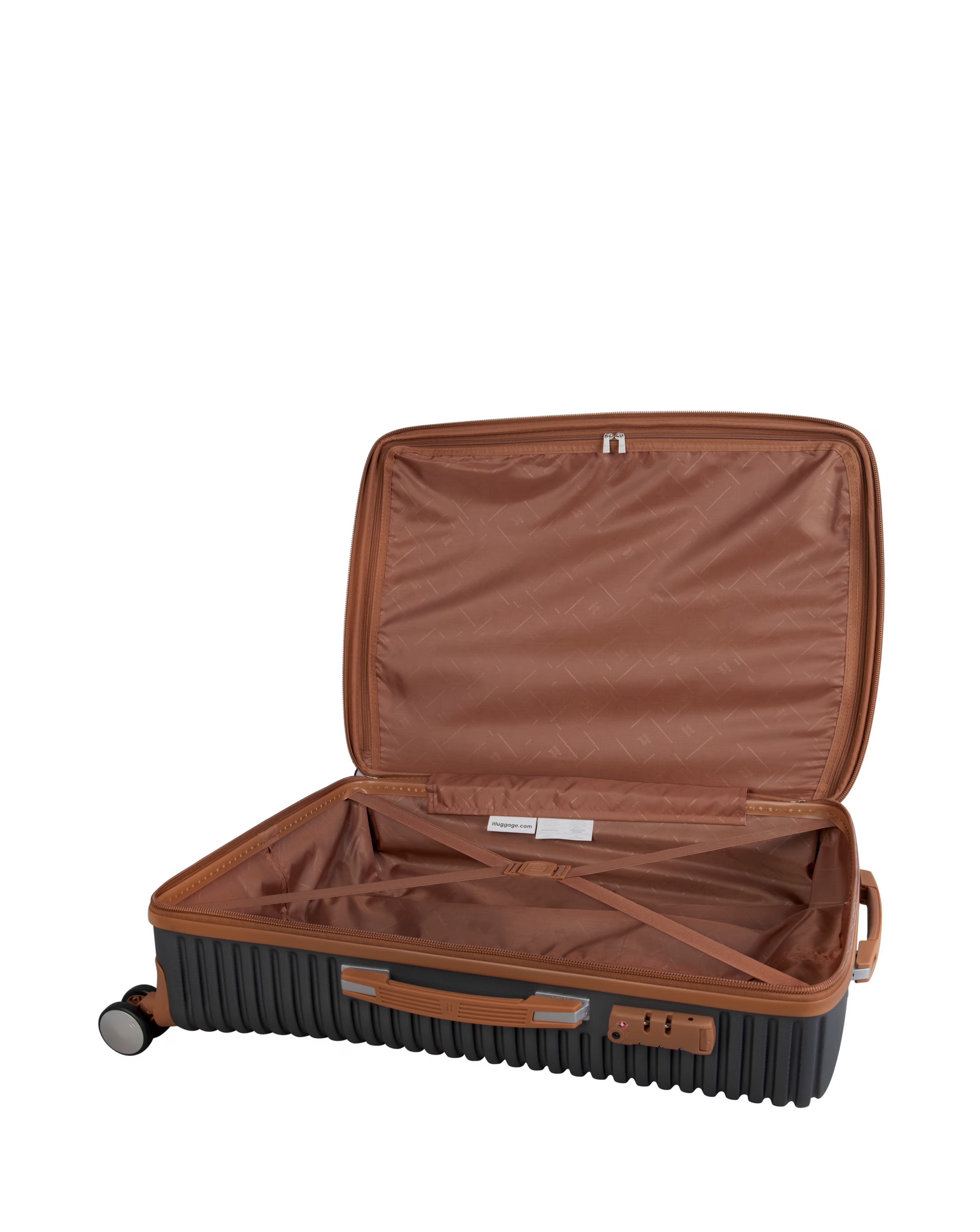 IT Luggage Replicating 3pc Suitcase Set - Charcoal 4 IT Luggage Replicating 3pc Suitcase Set - Charcoal