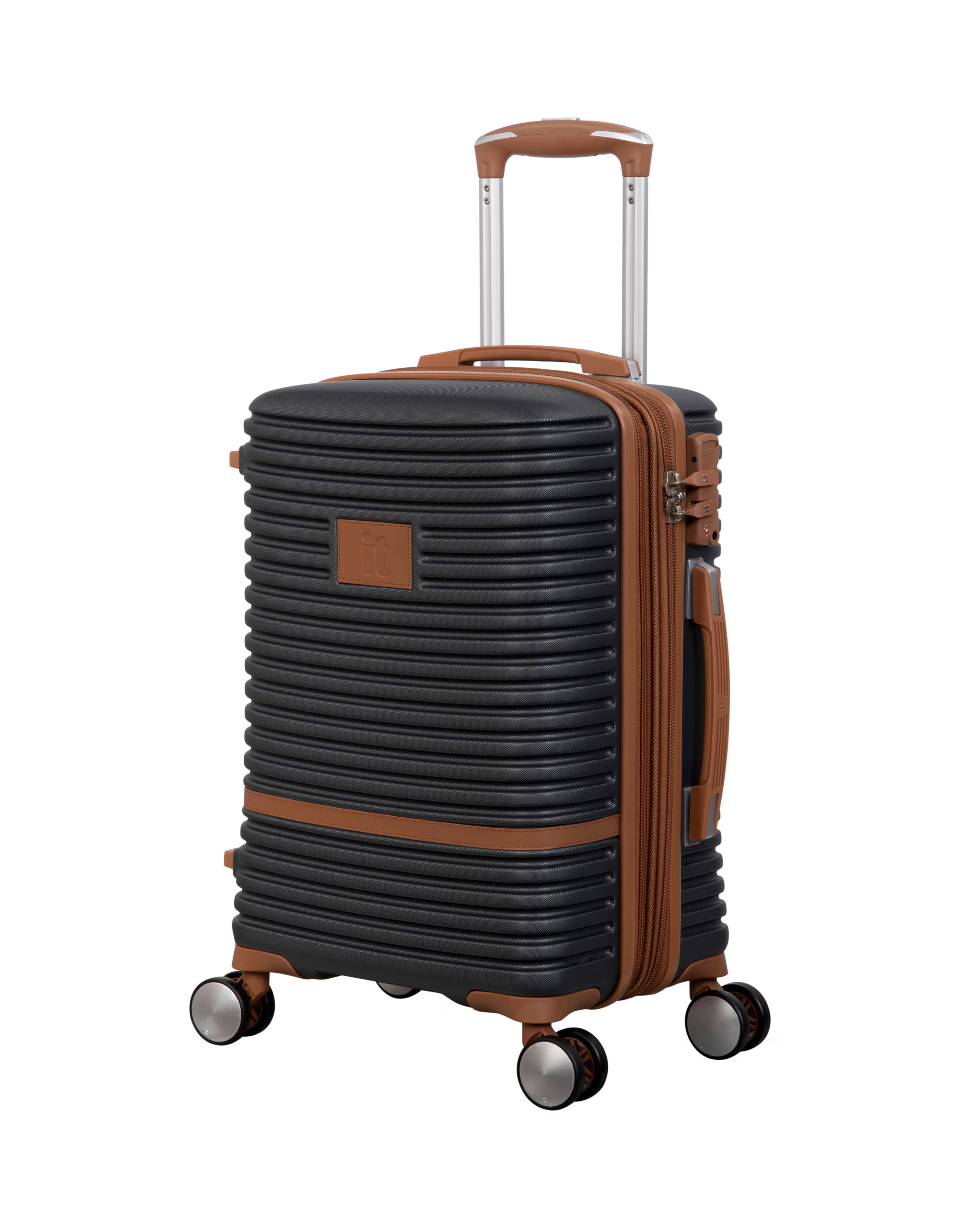 IT Luggage Replicating 3pc Suitcase Set - Charcoal 7 IT Luggage Replicating 3pc Suitcase Set - Charcoal