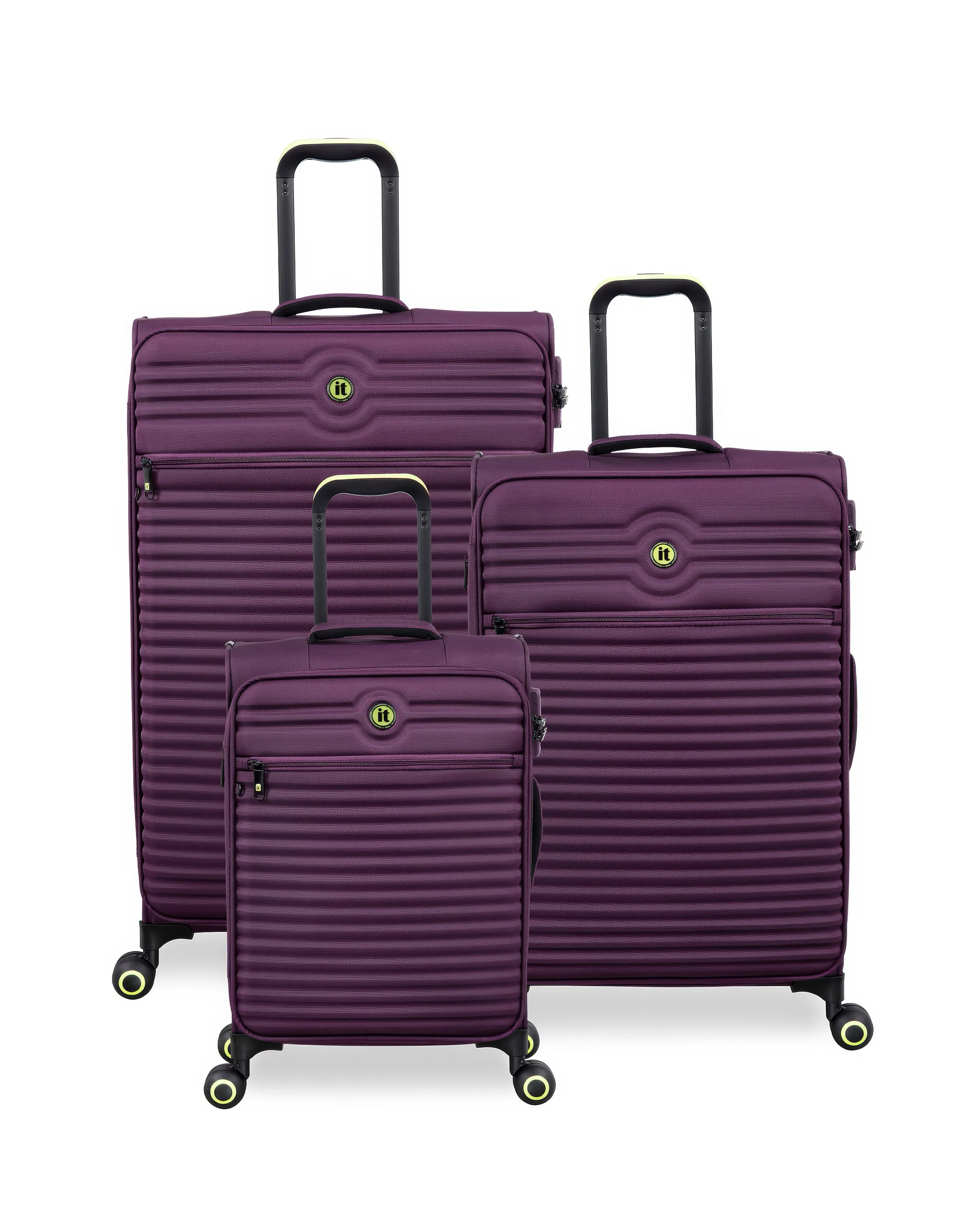 IT Luggage Circulator 3pc Suitcase Set 2 IT Luggage Circulator 3pc Suitcase Set