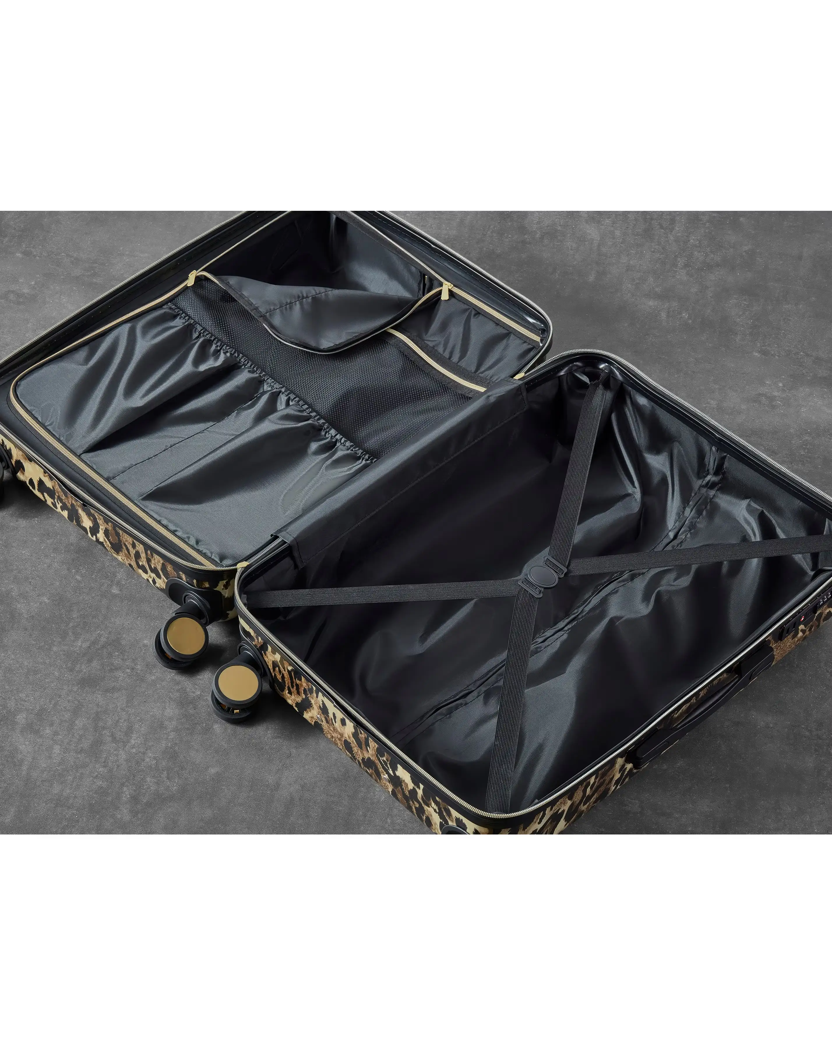 Rock Savannah Leopard Medium Suitcase 5 Rock Savannah Leopard Medium Suitcase