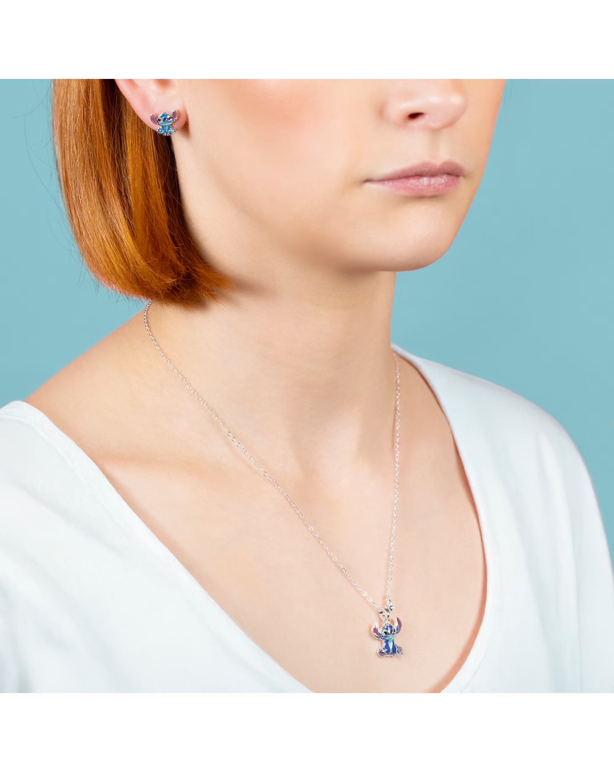Stitch Earrings & Necklace Set 3 Stitch Earrings & Necklace Set