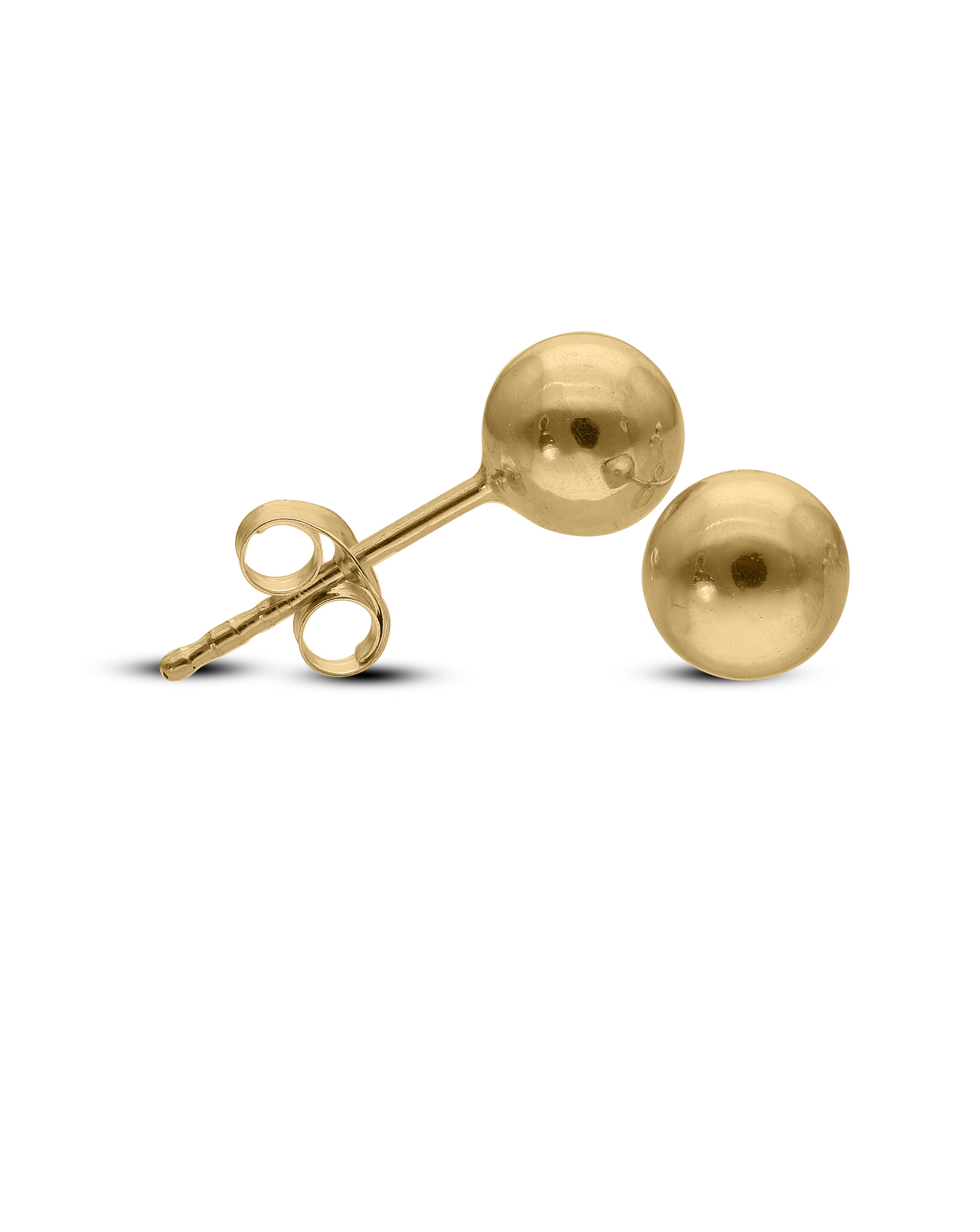 9ct Gold 5MM Ball Stud Earrings 1 9ct Gold 5MM Ball Stud Earrings