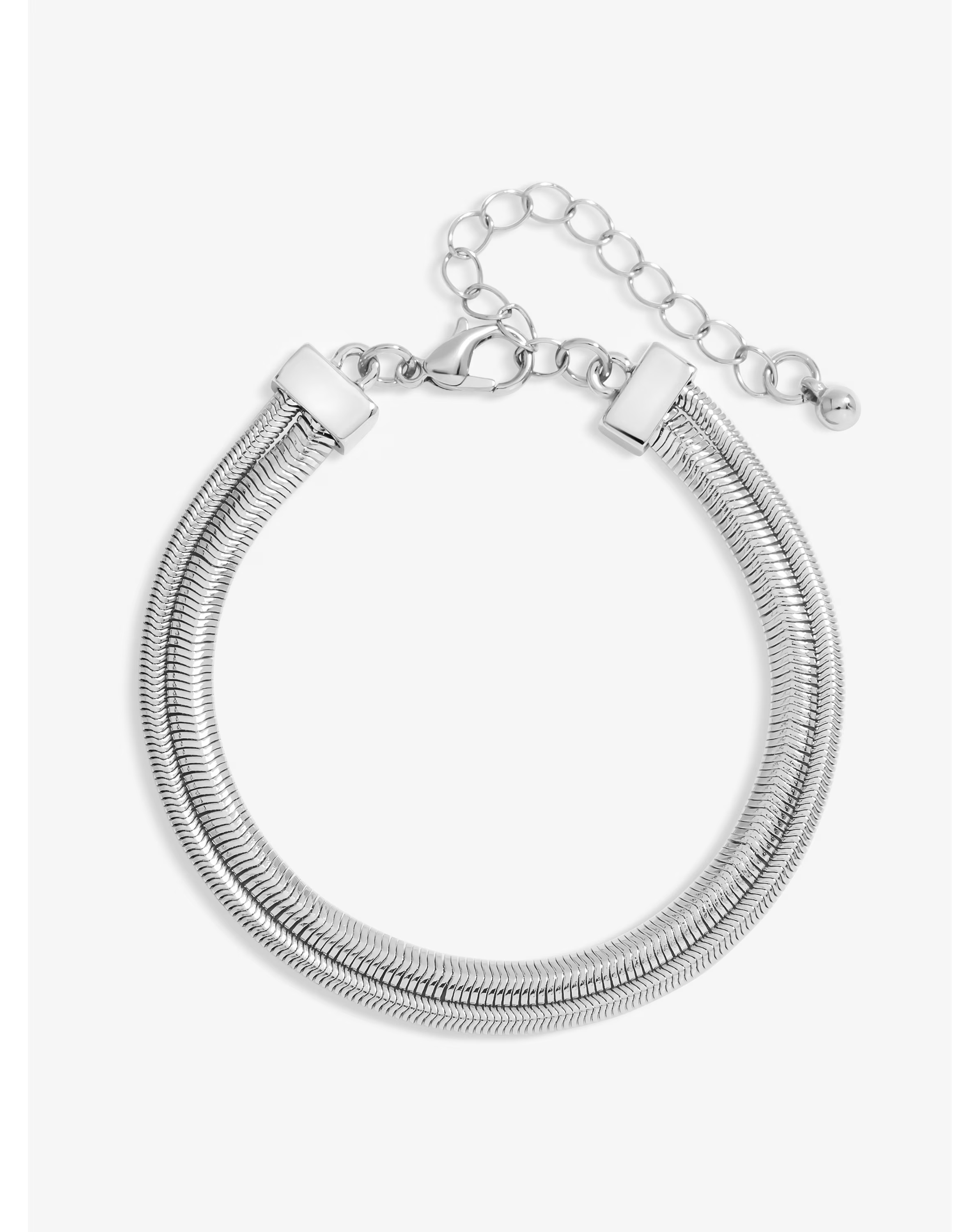 Jon Richard Silver Plated Double Row Snake Chain Bracelet 1 Jon Richard Silver Plated Double Row Snake Chain Bracelet