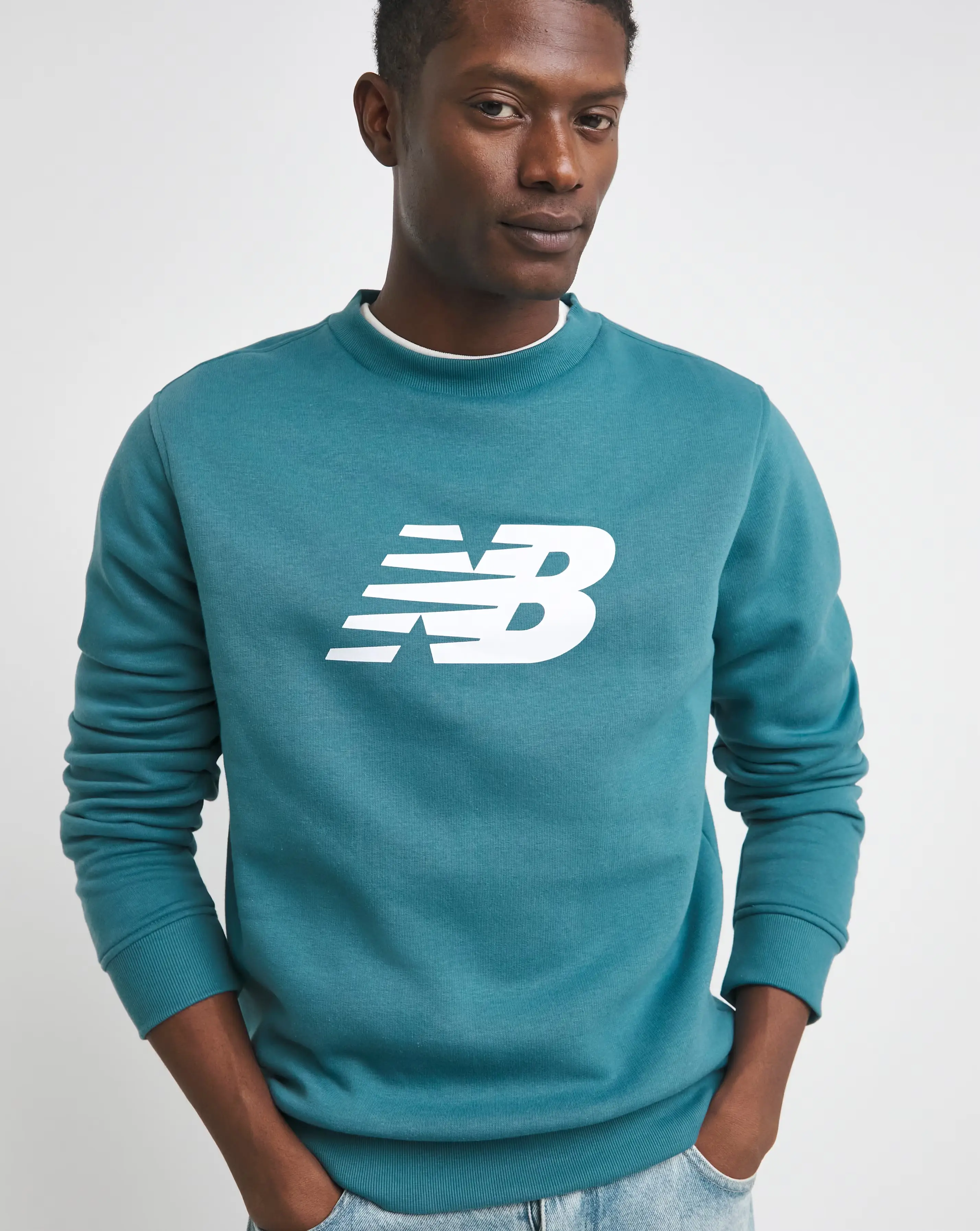 New Balance Big Logo Crew Neck Sweatshirt 2 New Balance Big Logo Crew Neck Sweatshirt