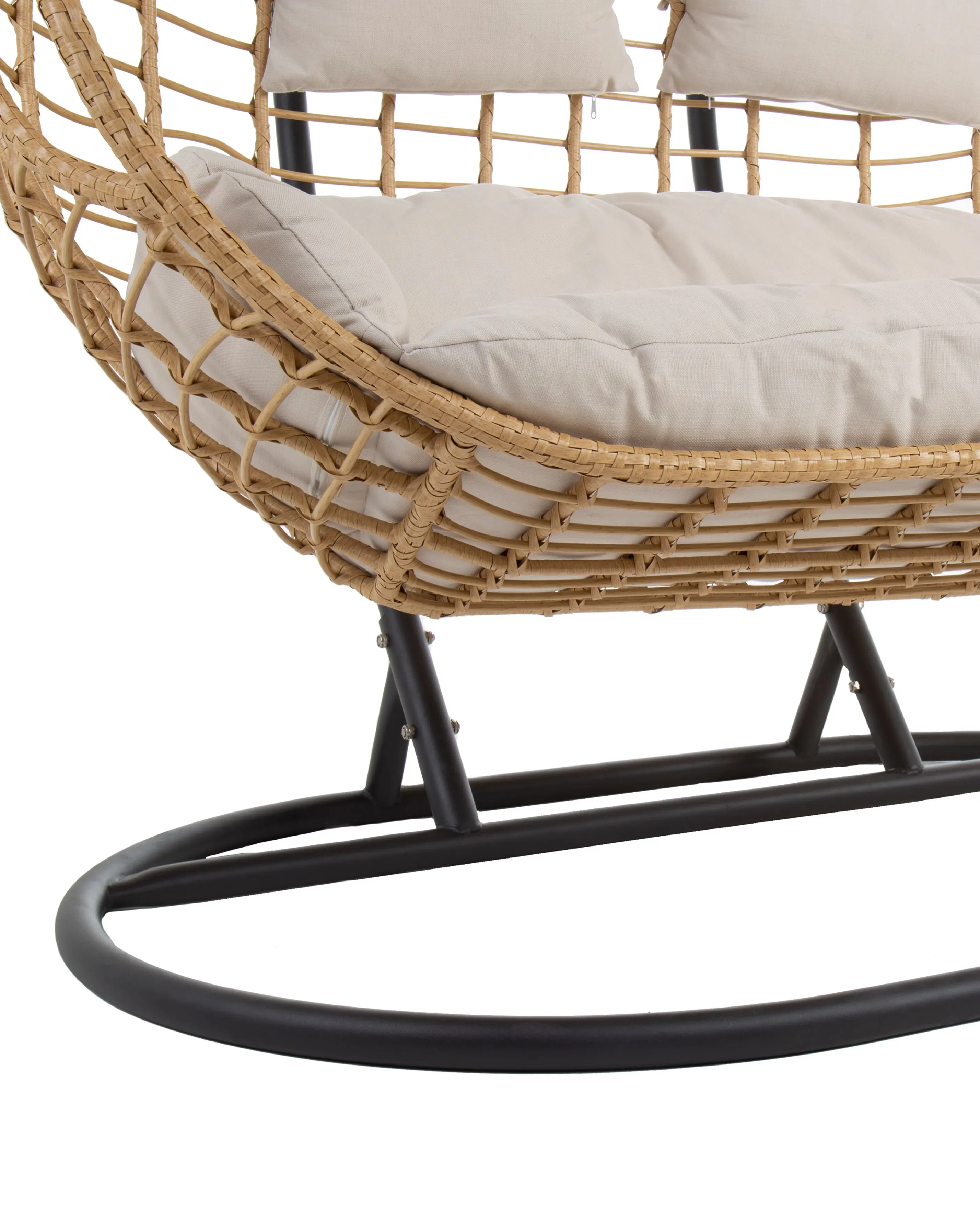 Charles Bentley Double Hanging Swing Chair 8 Charles Bentley Double Hanging Swing Chair