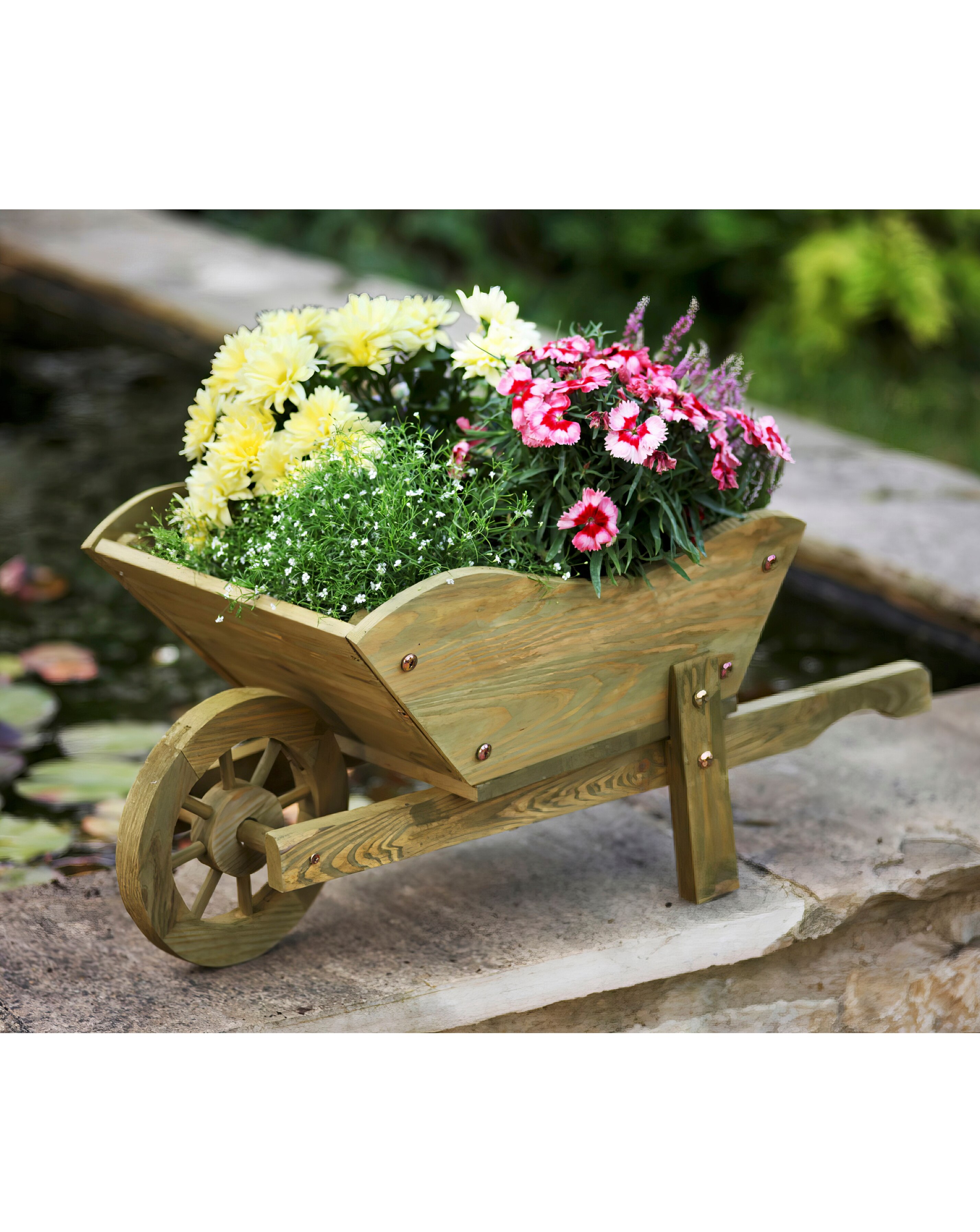 Wheelbarrow Planter 1 Wheelbarrow Planter