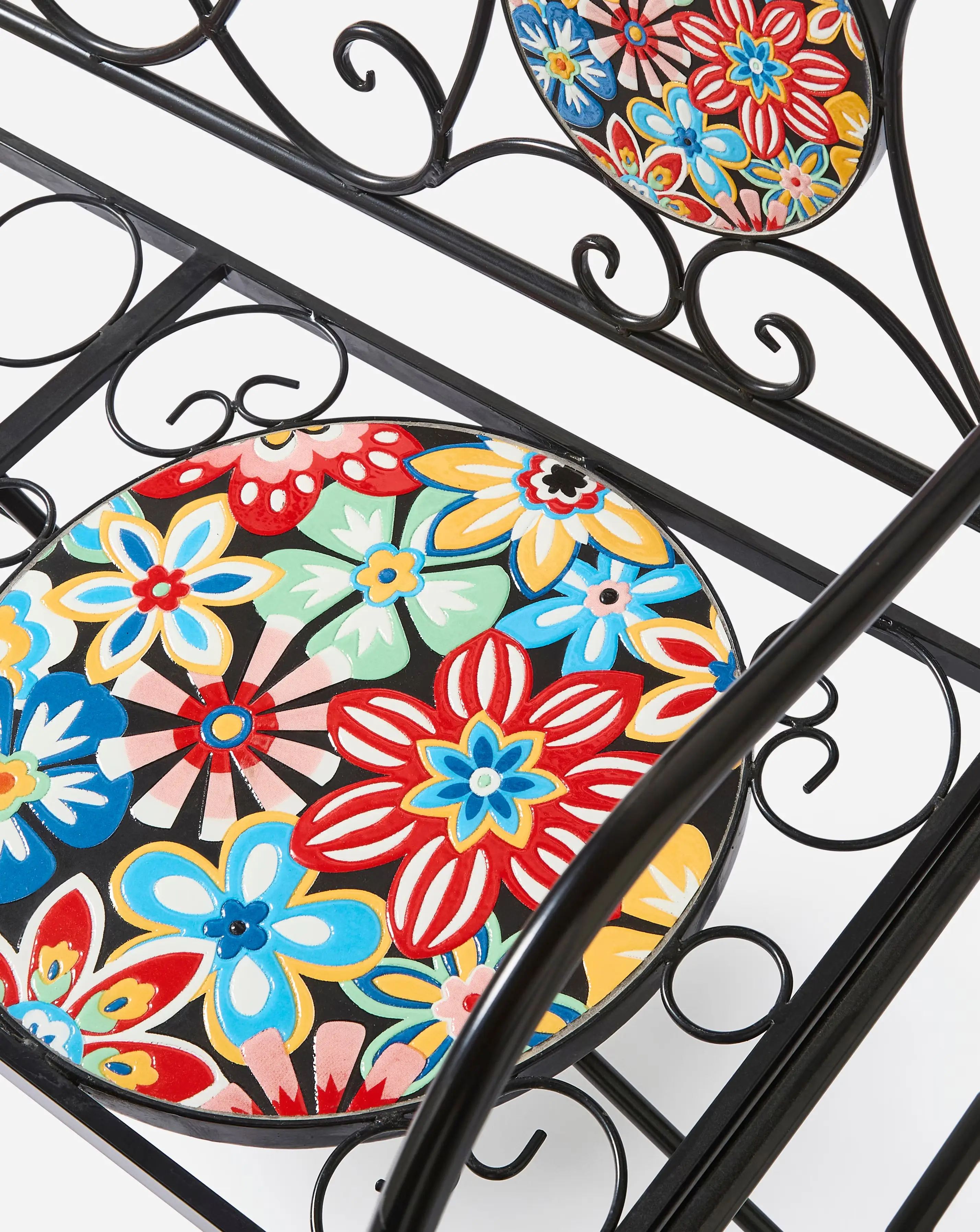 Floral Fiesta Mosaic Bench 3 Floral Fiesta Mosaic Bench