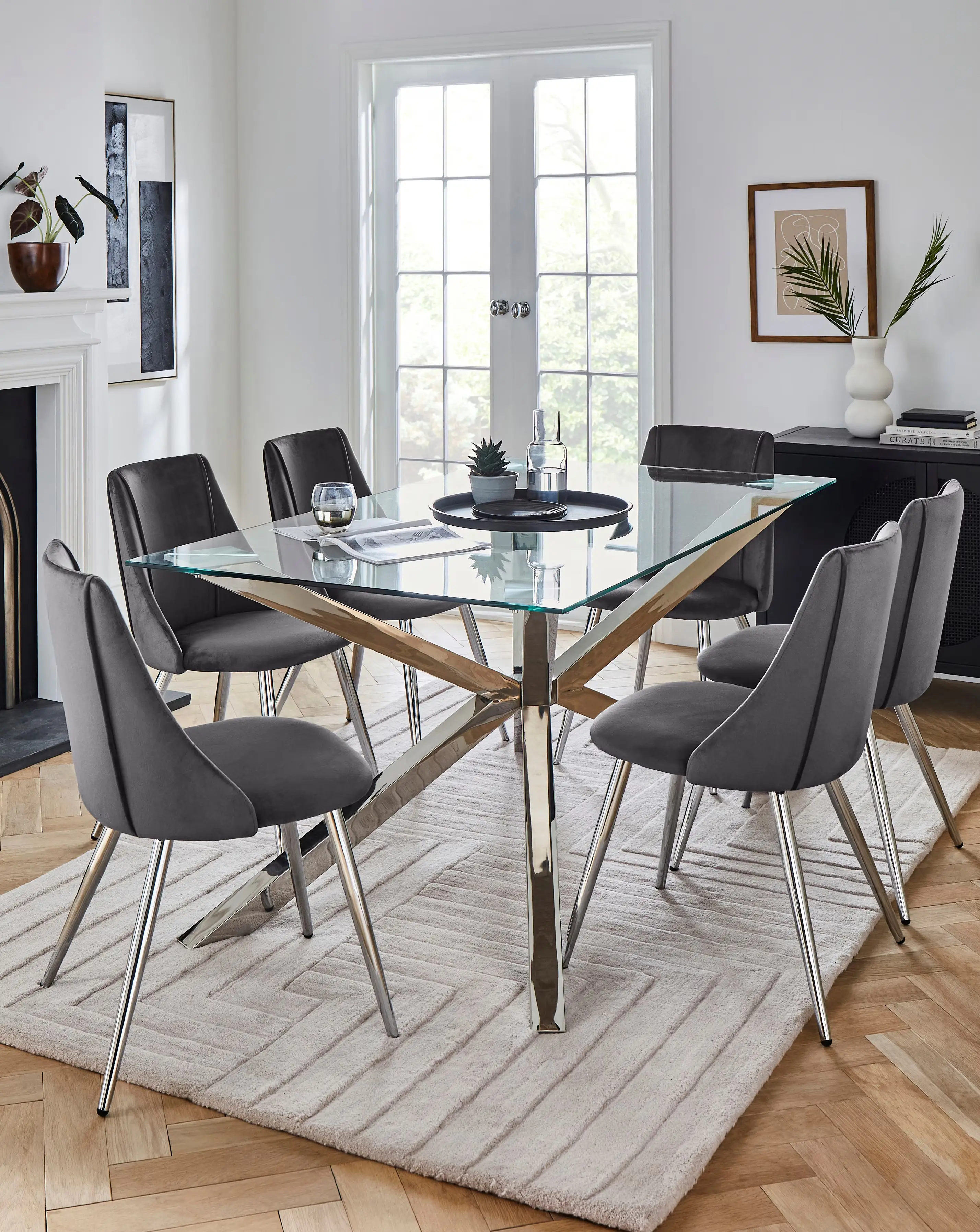 Bodie 6 Seater with 6 Anais Chairs