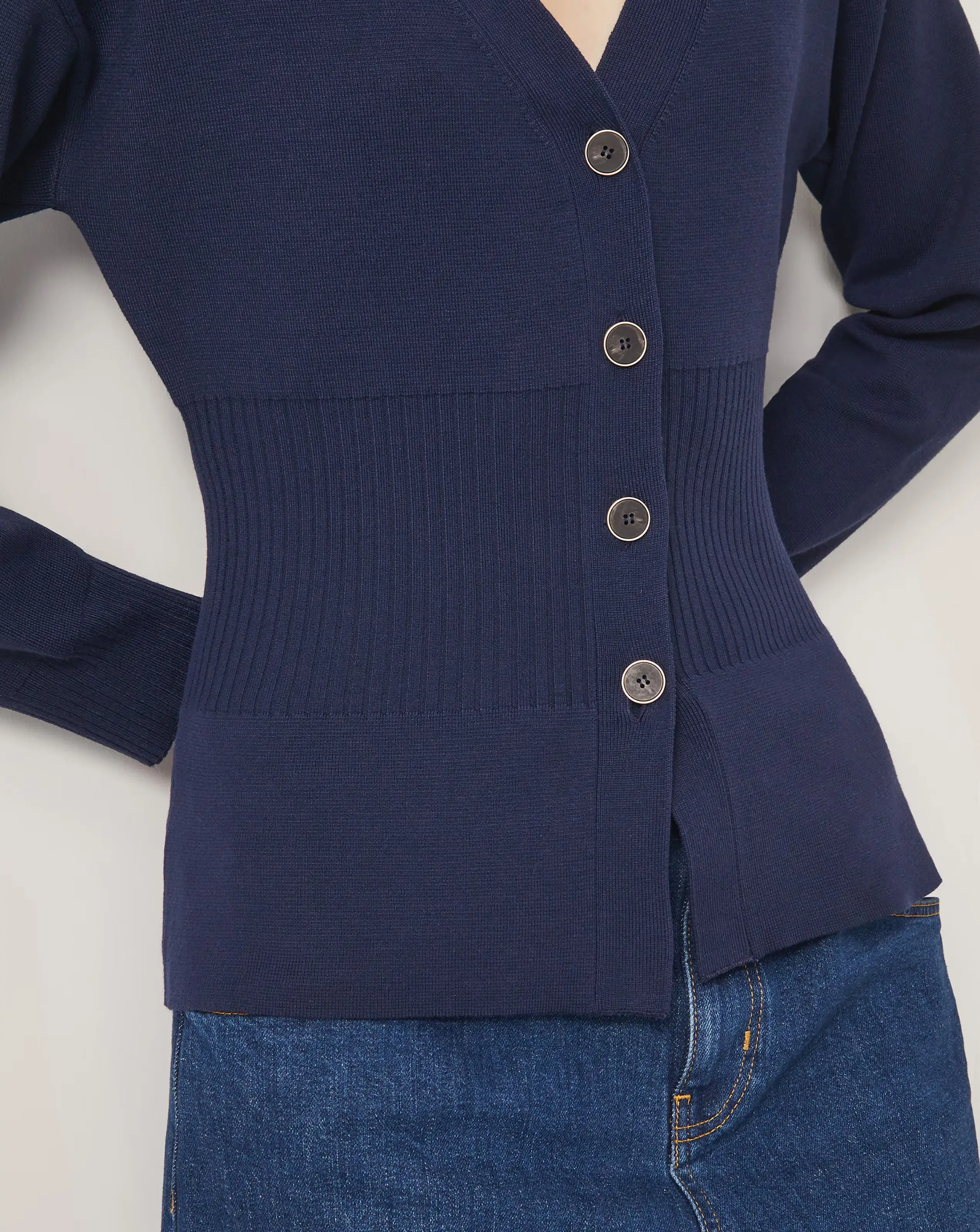 Monsoon Suzy Fitted V-Neck Cardigan 4 Monsoon Suzy Fitted V-Neck Cardigan
