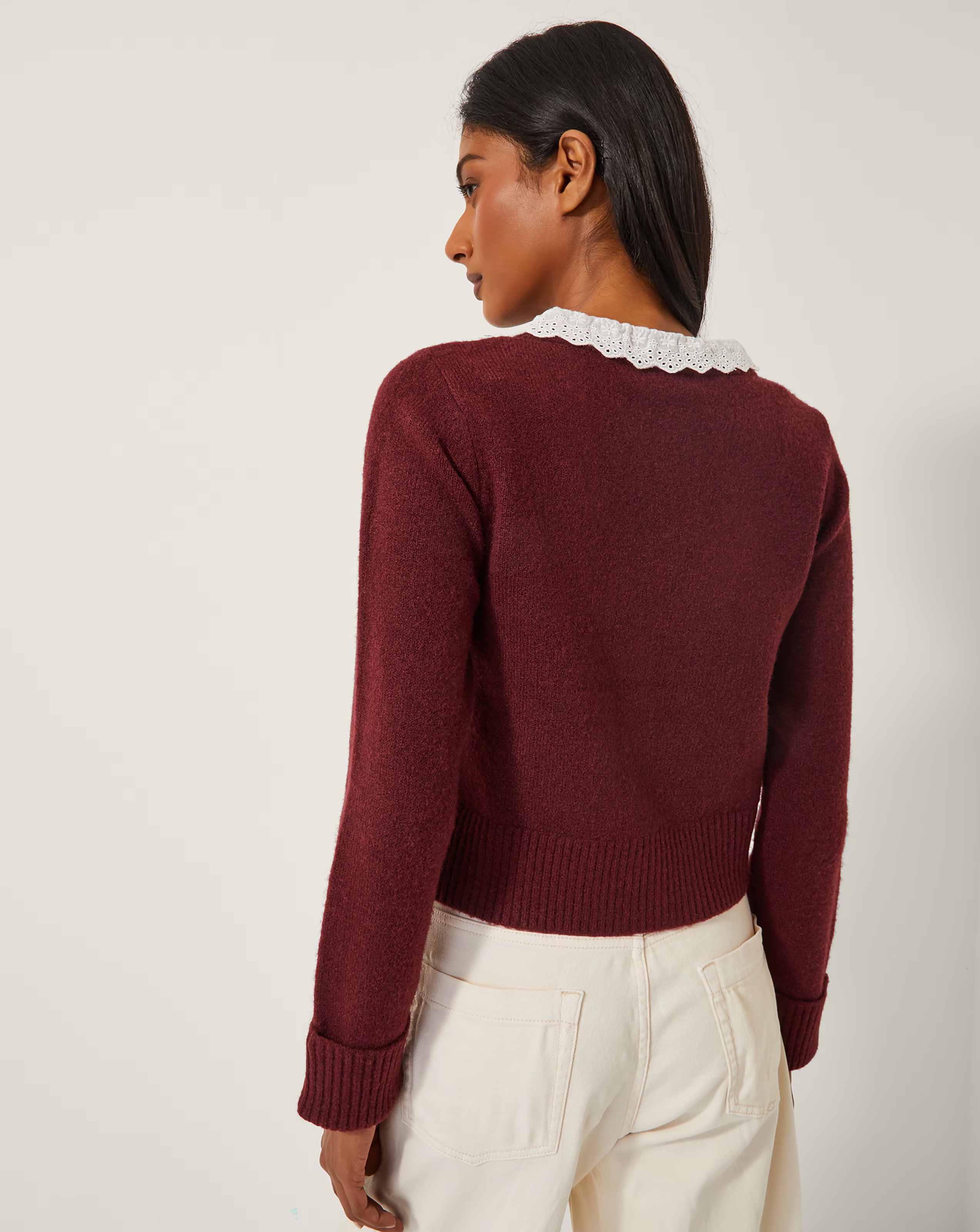 Monsoon Layla Broderie V-Neck Cardigan 2 Monsoon Layla Broderie V-Neck Cardigan