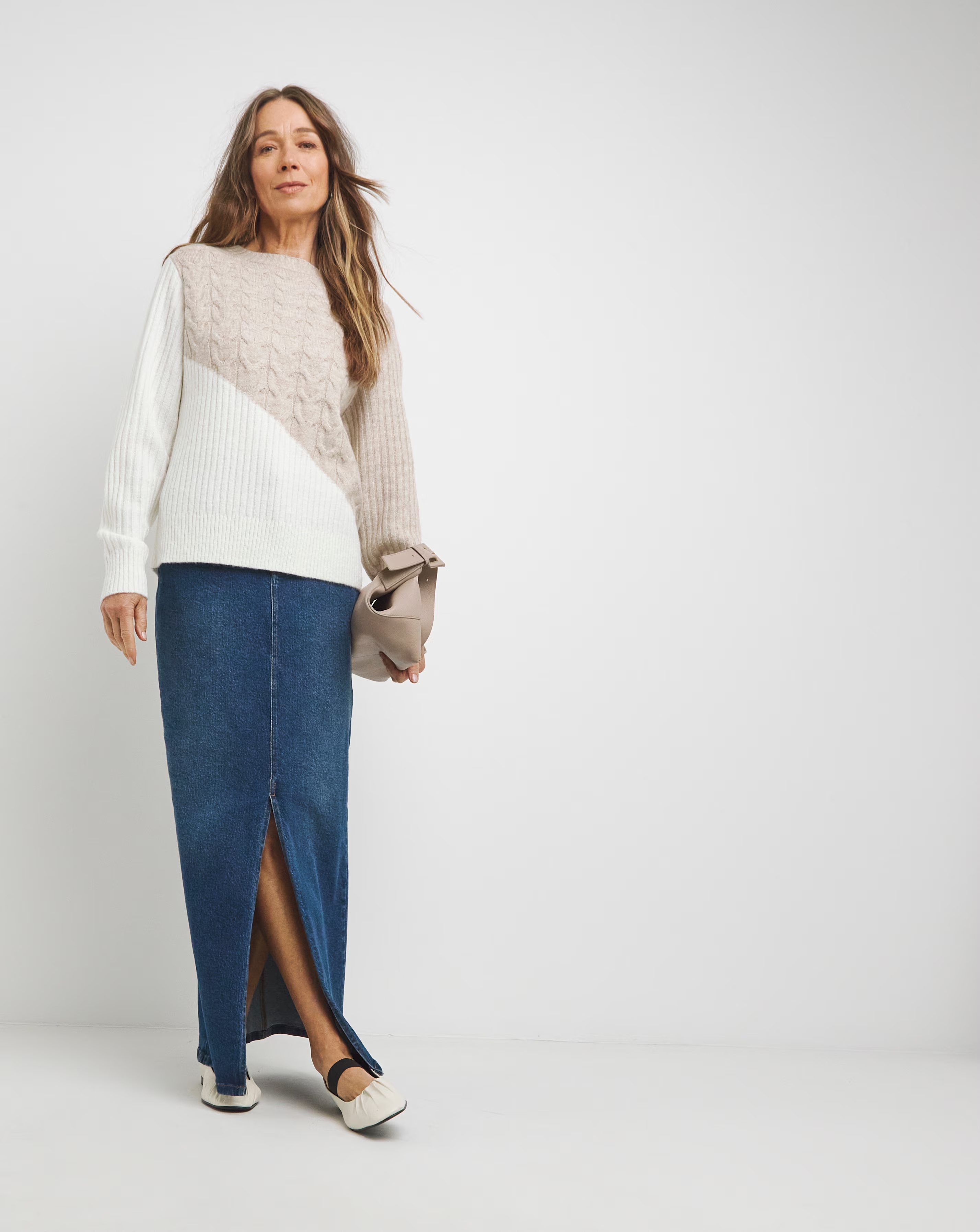 Mix Cable Rib Jumper 2 Mix Cable Rib Jumper