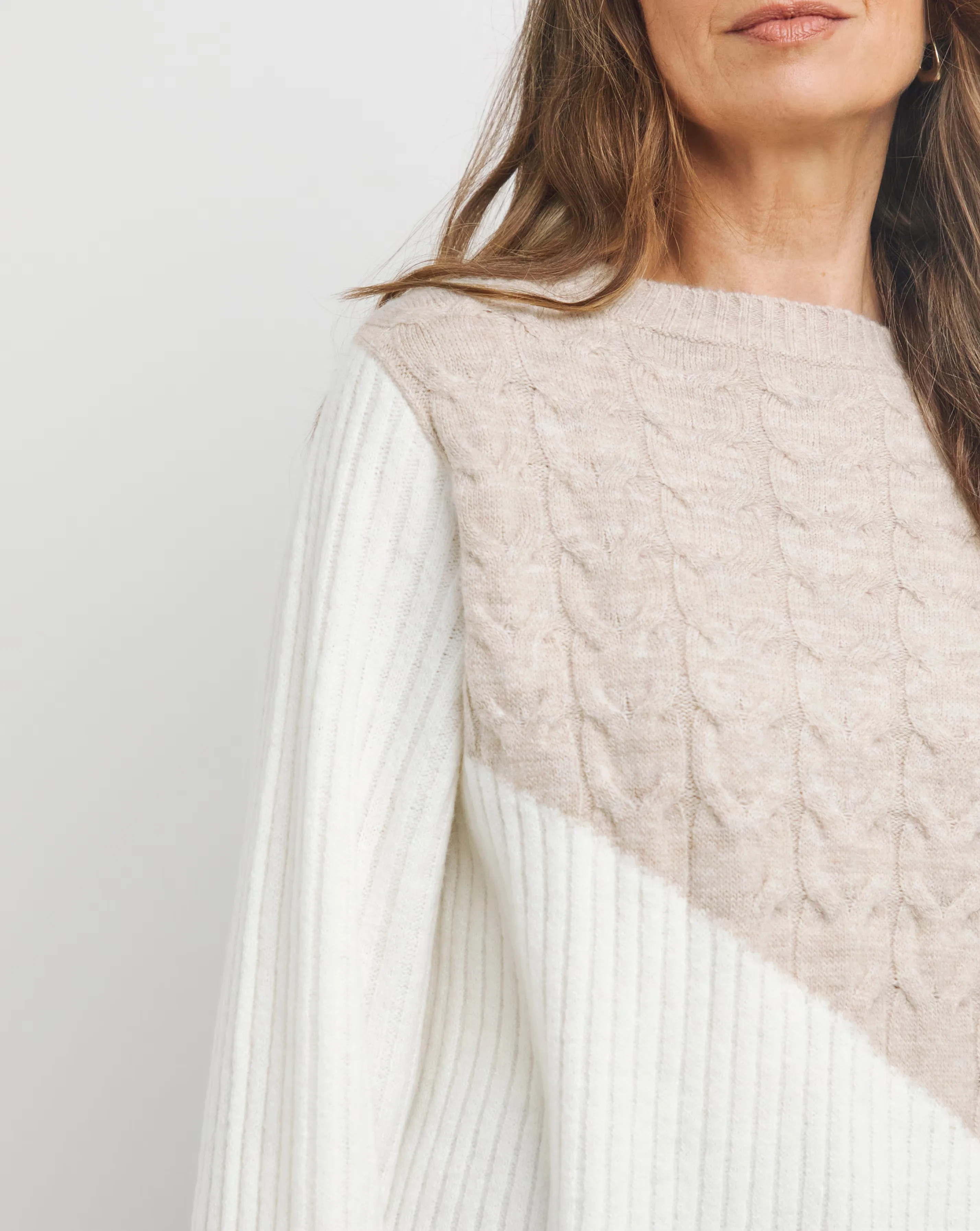 Mix Cable Rib Jumper 3 Mix Cable Rib Jumper