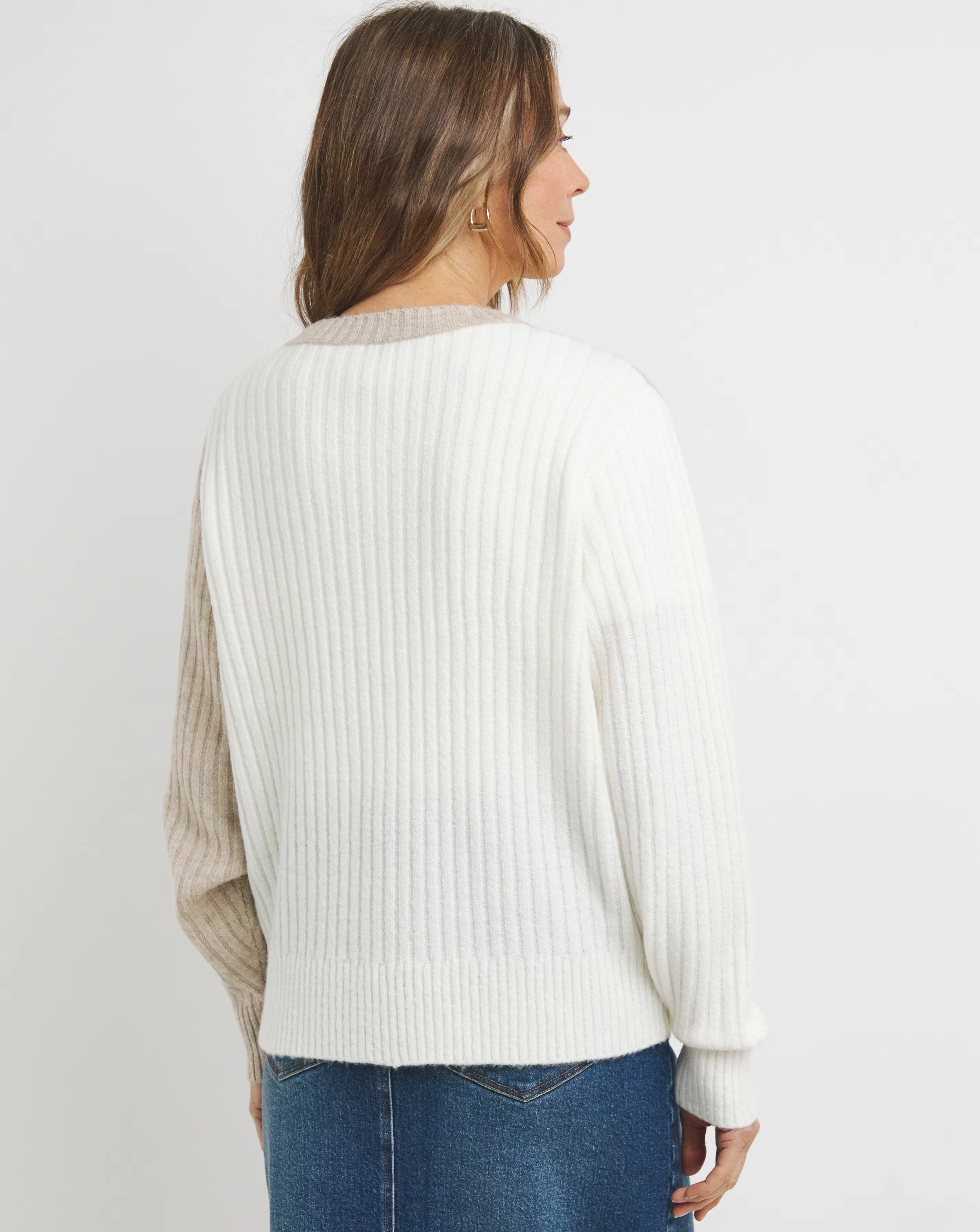 Mix Cable Rib Jumper 4 Mix Cable Rib Jumper