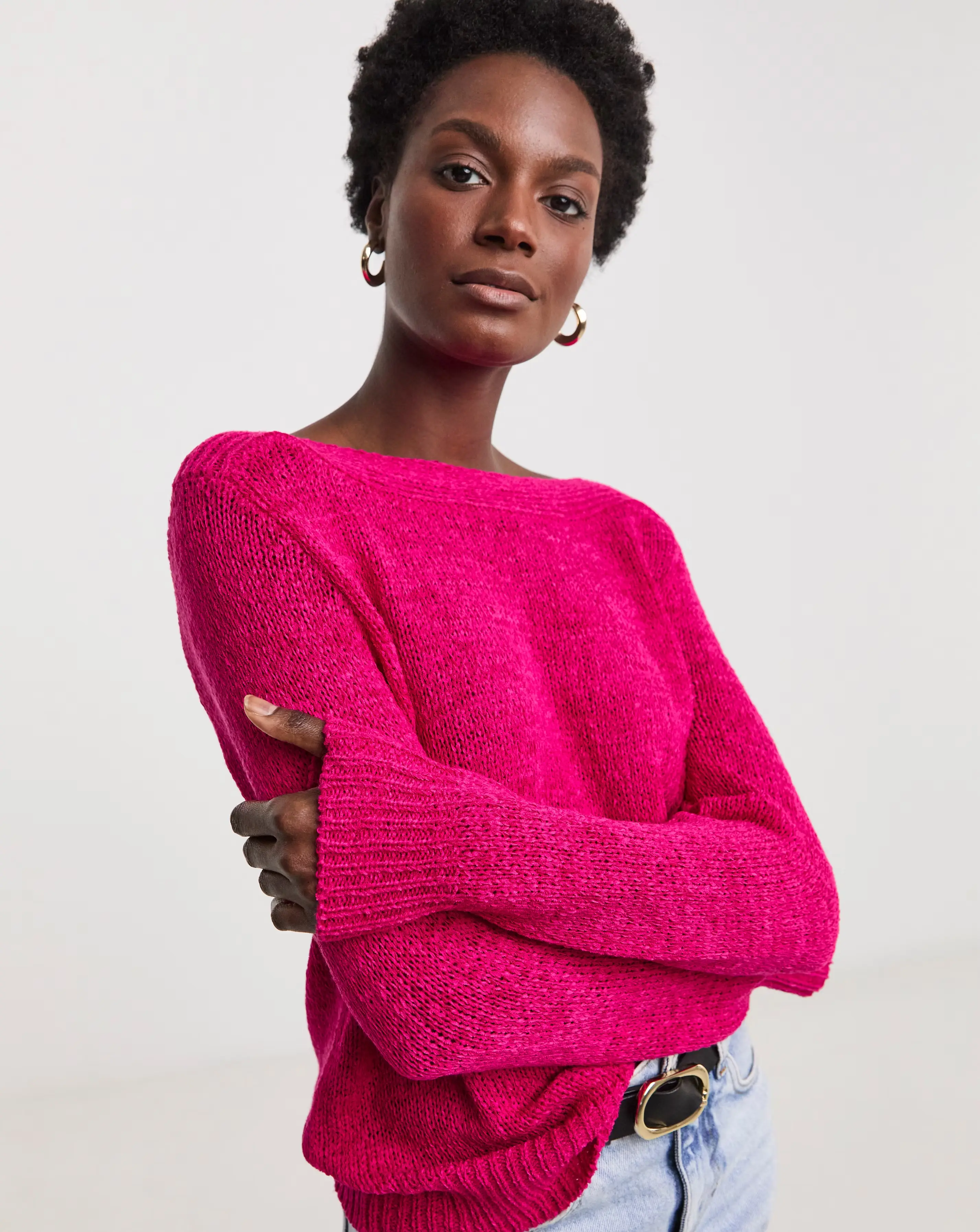 Pink Long Sleeve Jumper 1 Pink Long Sleeve Jumper