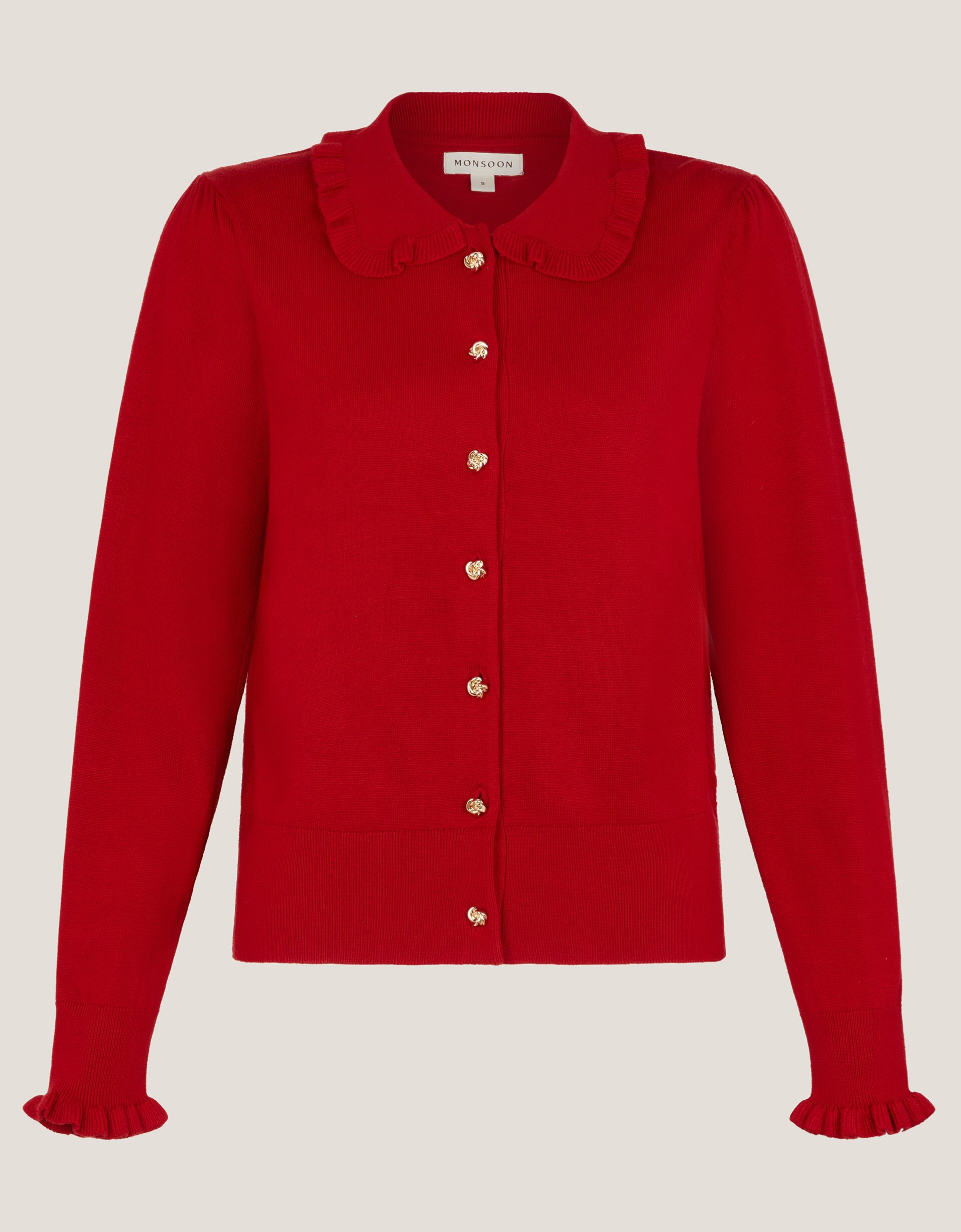 Monsoon Clea Frill Collar Cardigan 5 Monsoon Clea Frill Collar Cardigan