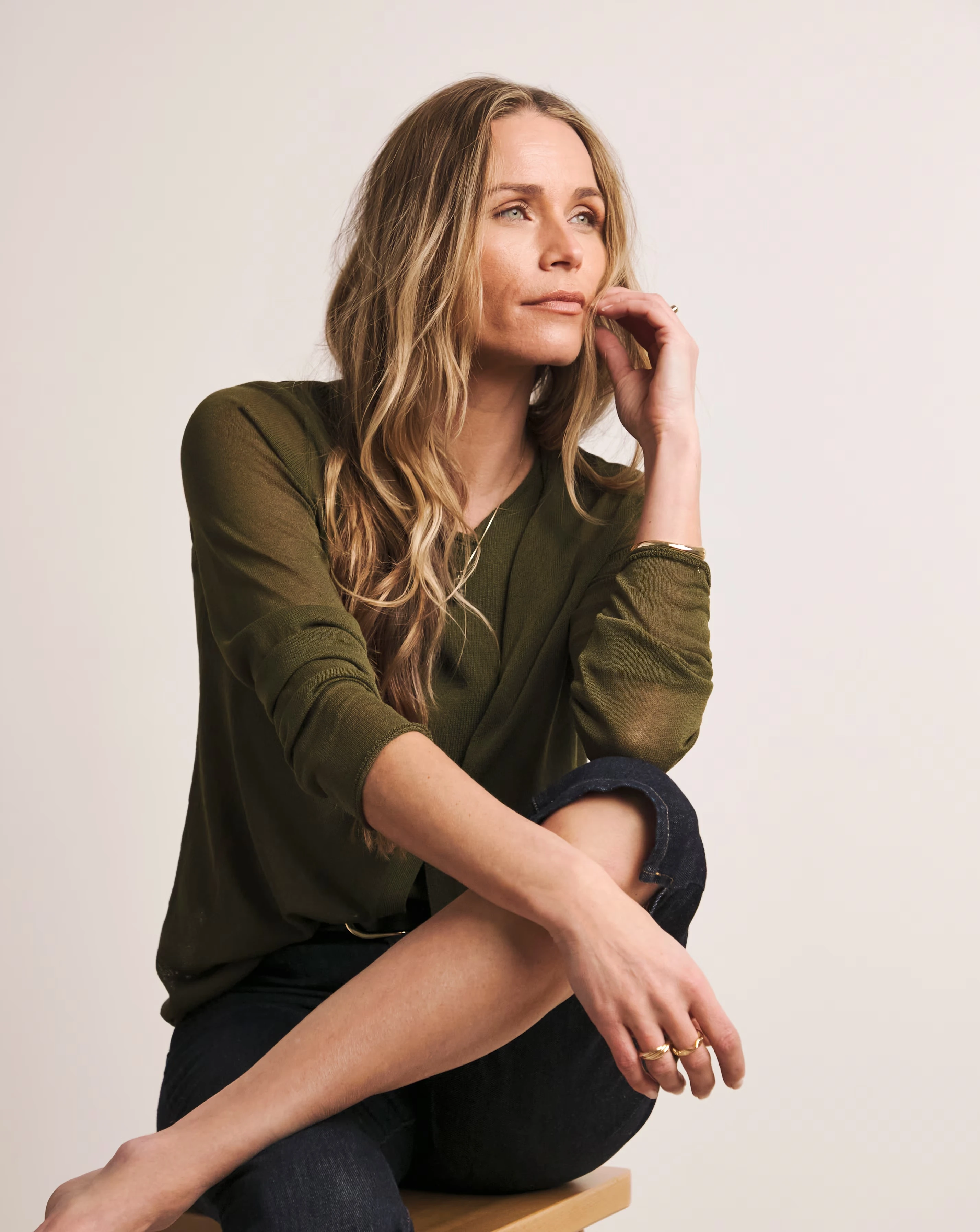 Anthology Olive Sheer Cardigan 6 Anthology Olive Sheer Cardigan