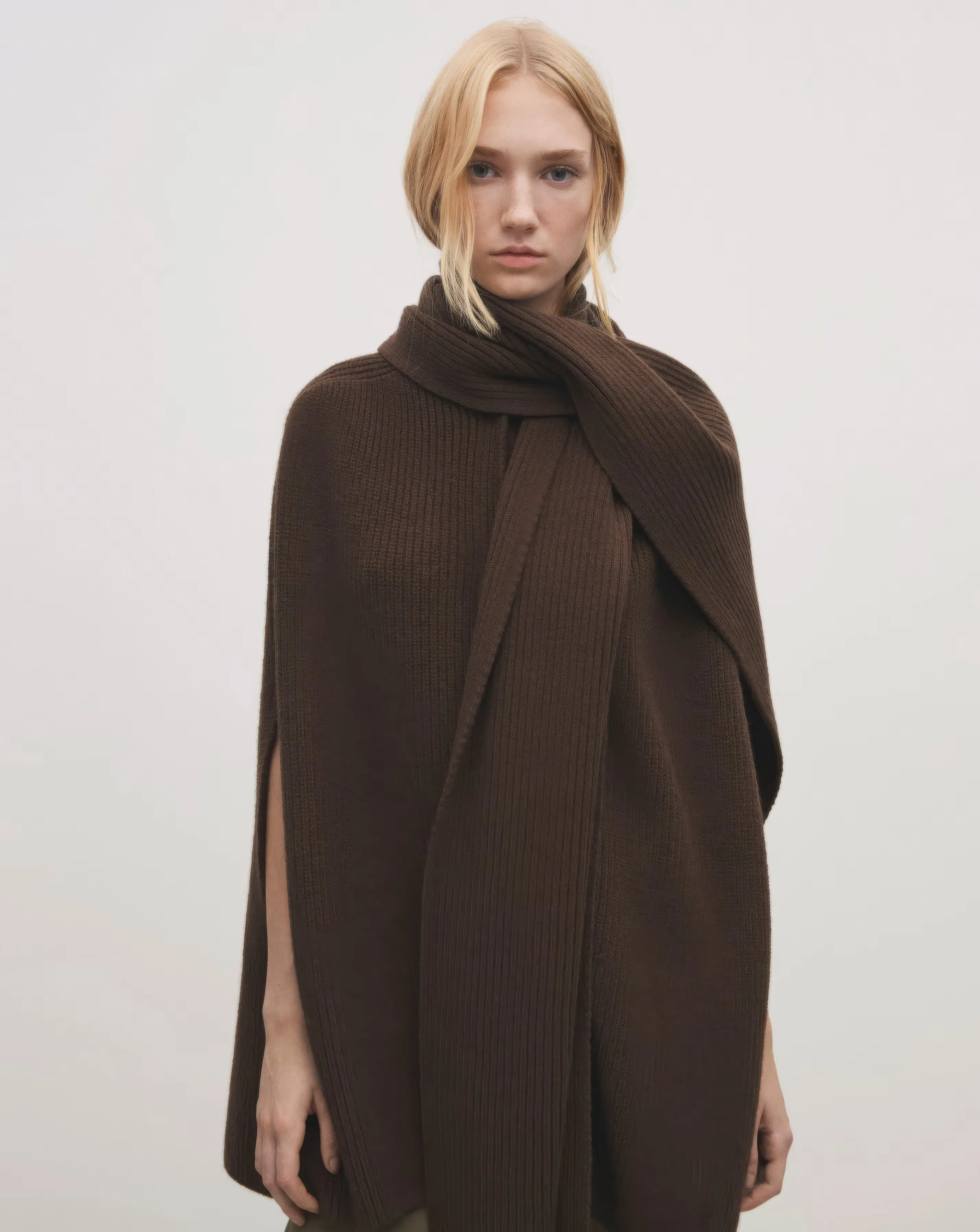 Mango Capri Cable Knit Cape 3 Mango Capri Cable Knit Cape