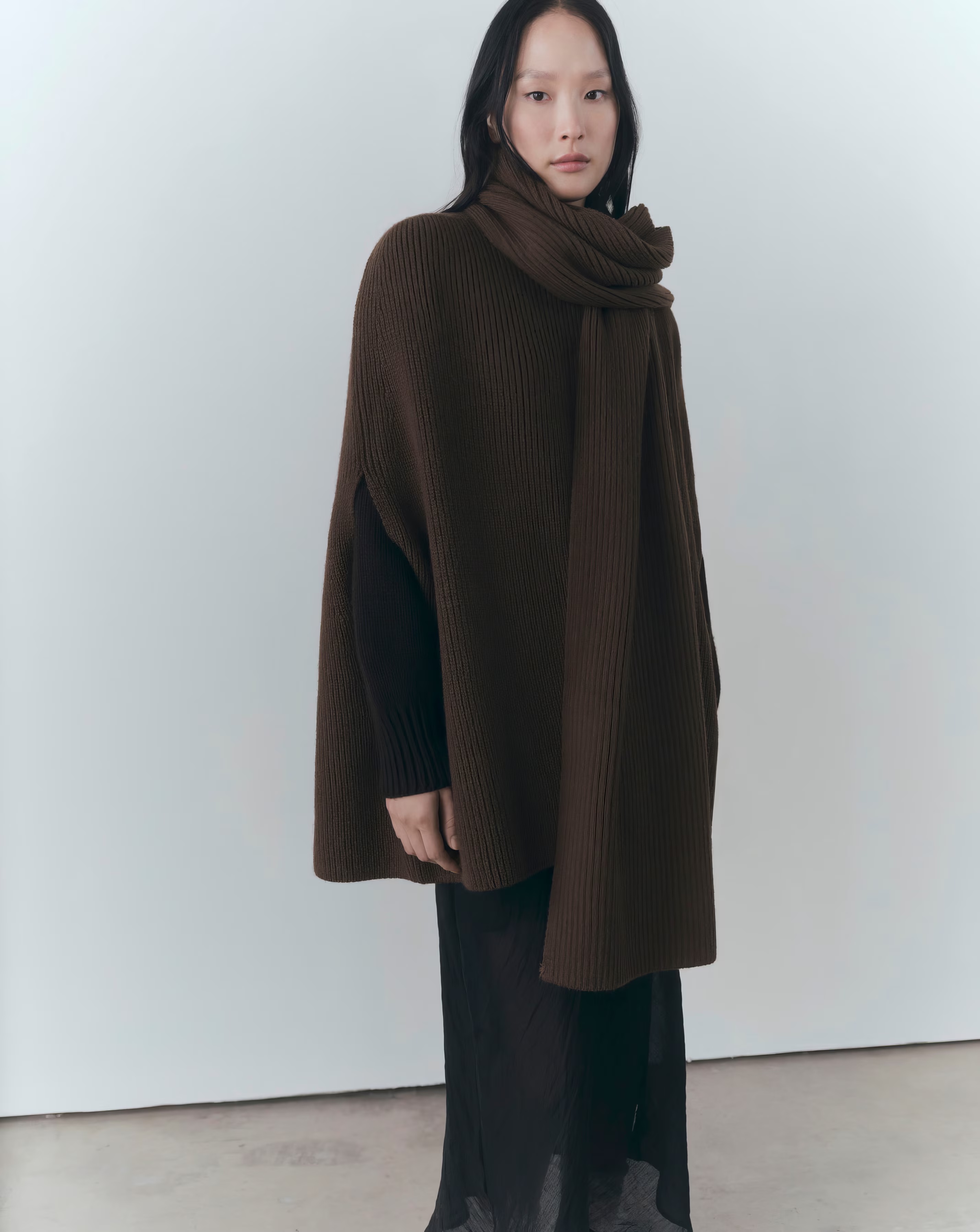 Mango Capri Cable Knit Cape 5 Mango Capri Cable Knit Cape