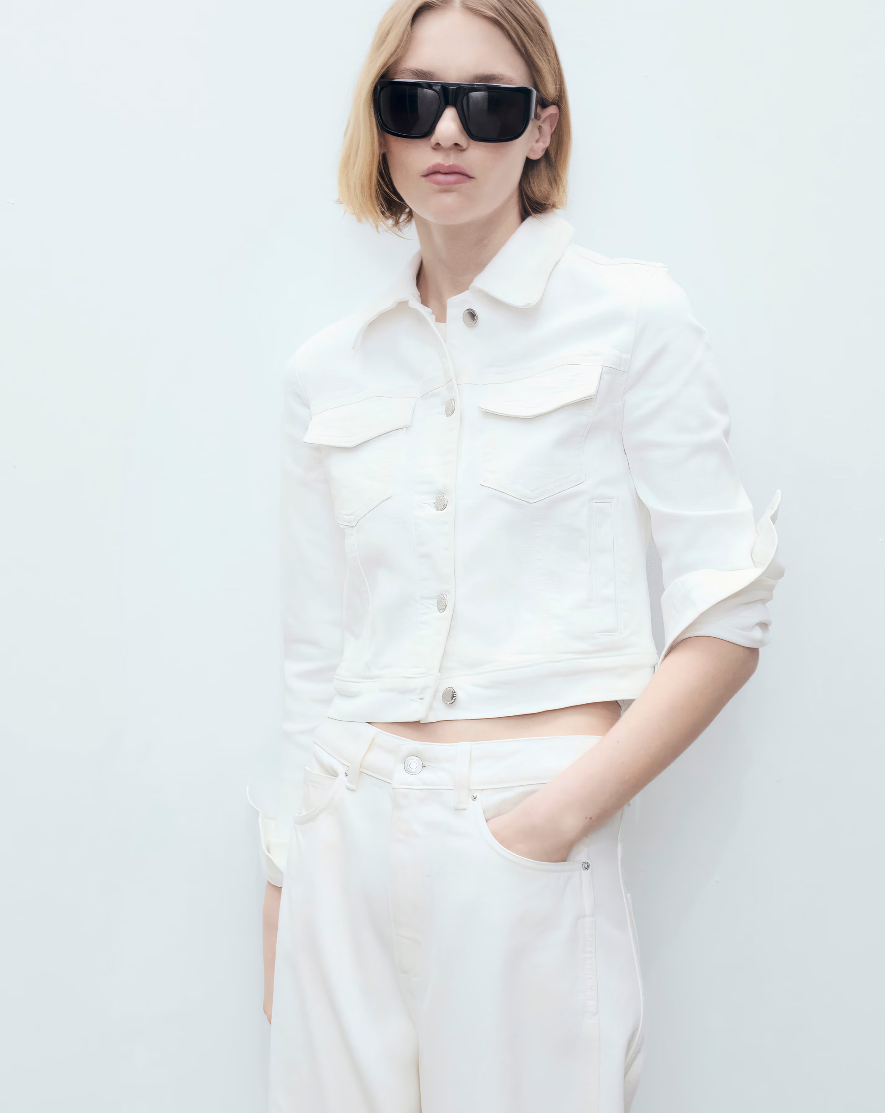 Mango Crop Denim Jacket