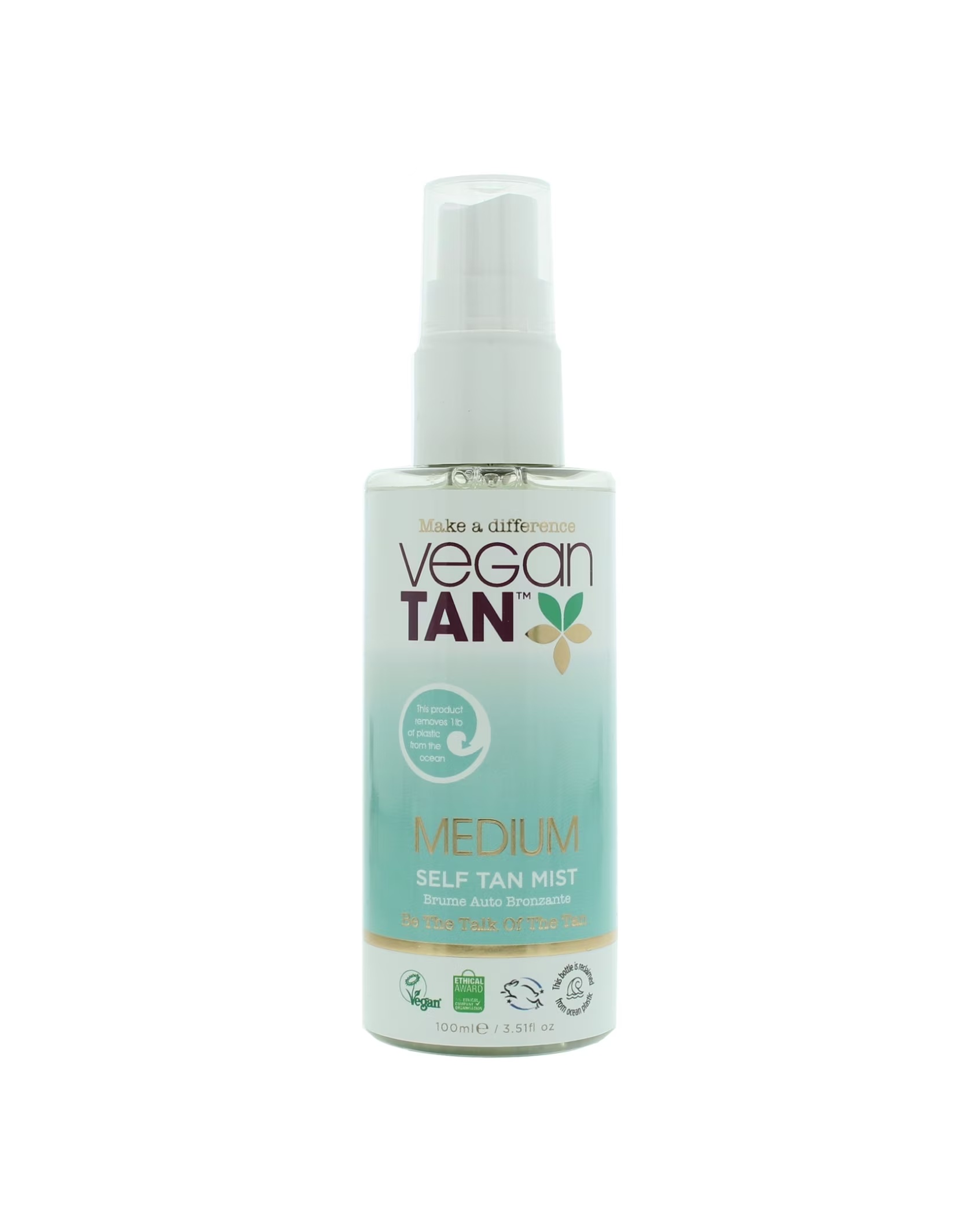 VeganTan Self Tan Mist Medium 1 VeganTan Self Tan Mist Medium