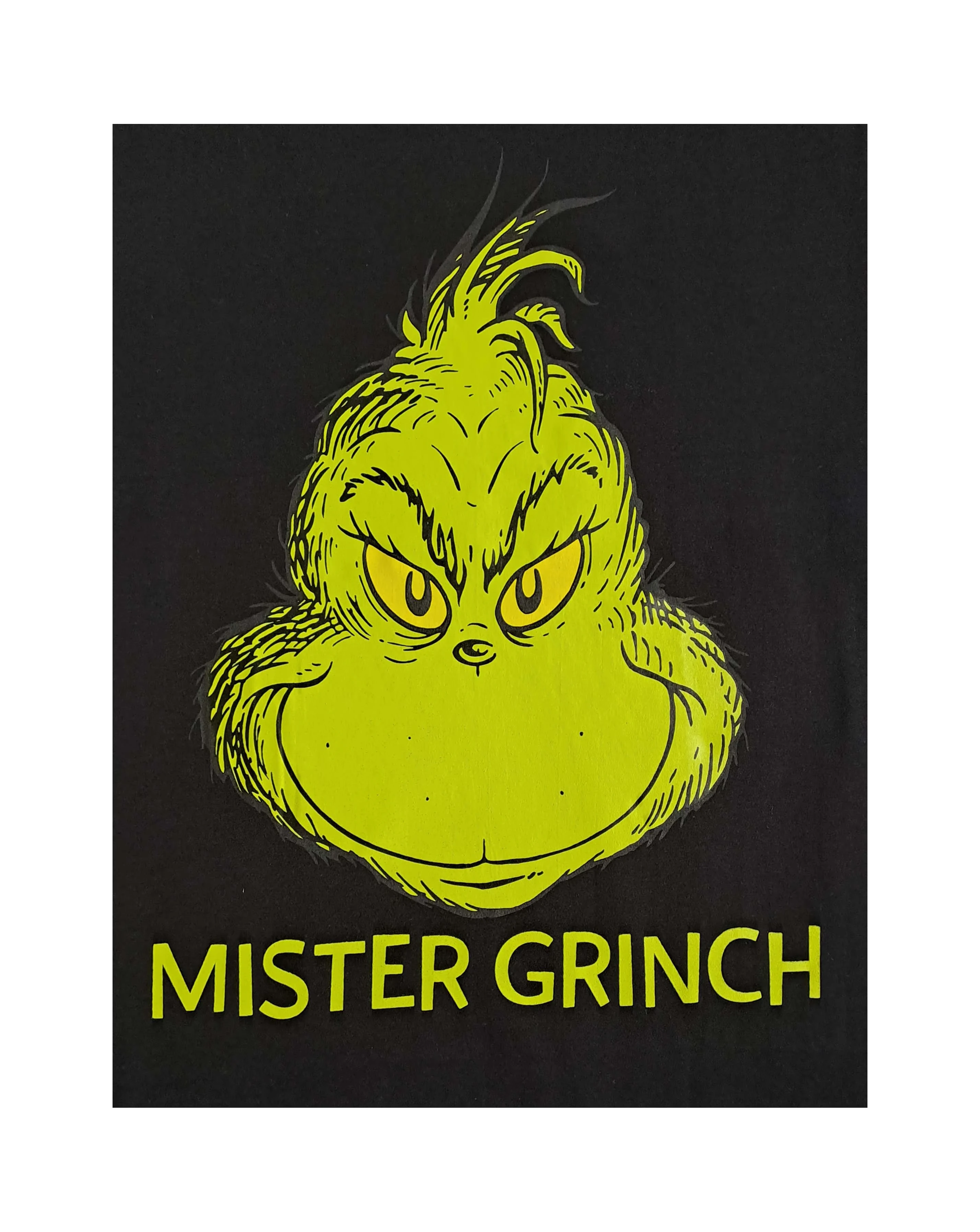 Mens Grinch Black Lounge Tshirt 3 Mens Grinch Black Lounge Tshirt