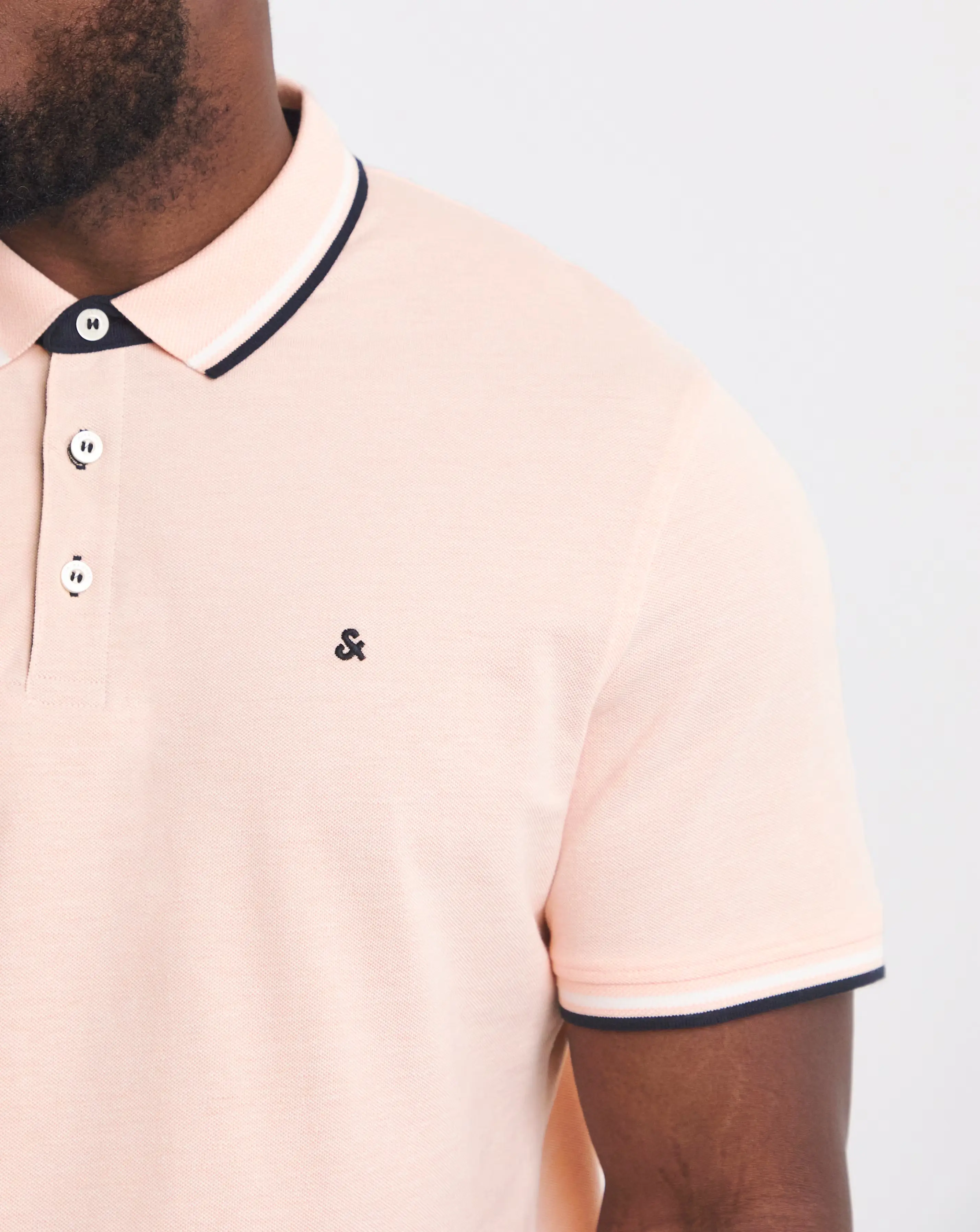 Jack & Jones Paulos Polo - Pink 3 Jack & Jones Paulos Polo - Pink