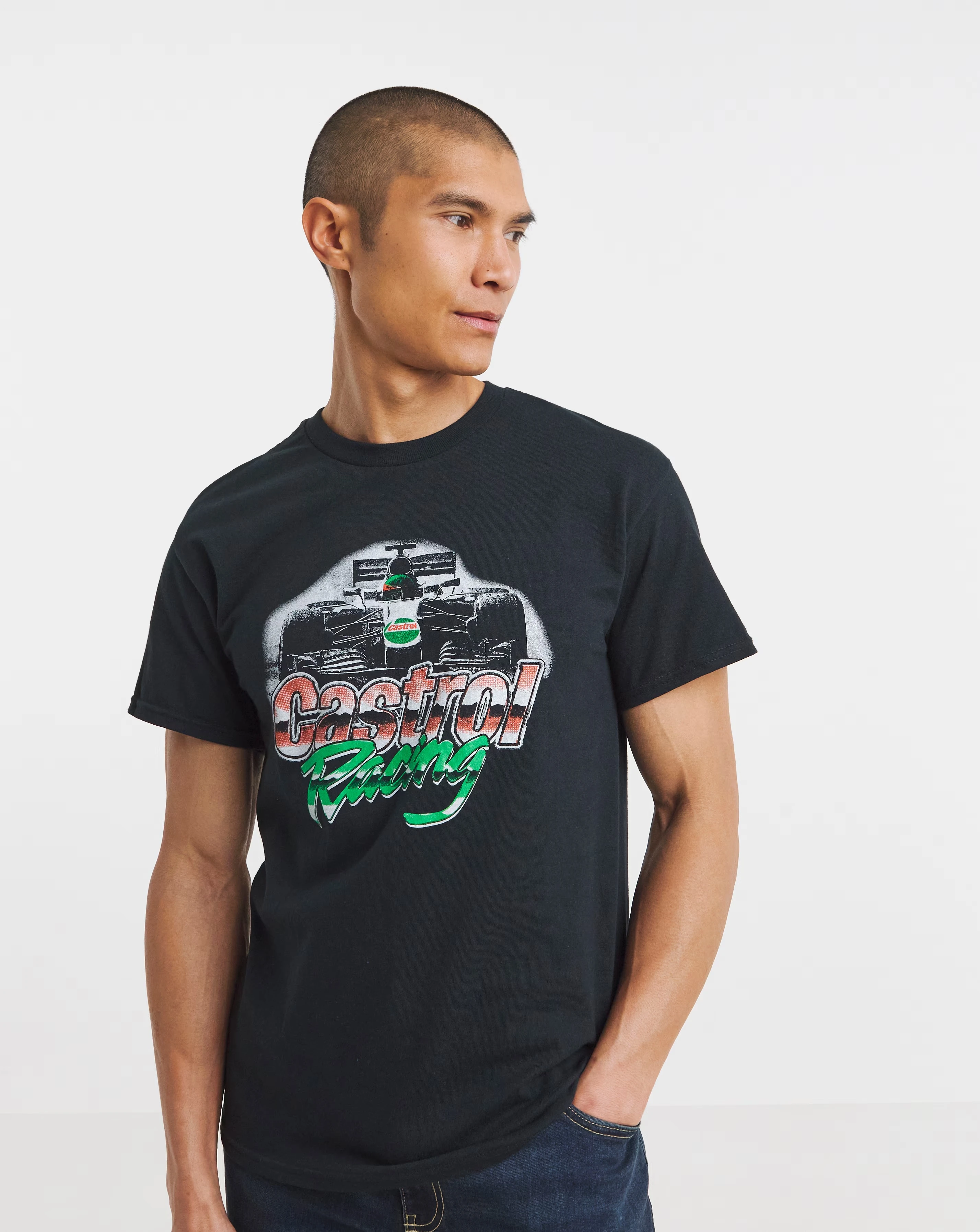 Castrol Graphic Motor Racing T-Shirt - Black 3 Castrol Graphic Motor Racing T-Shirt - Black