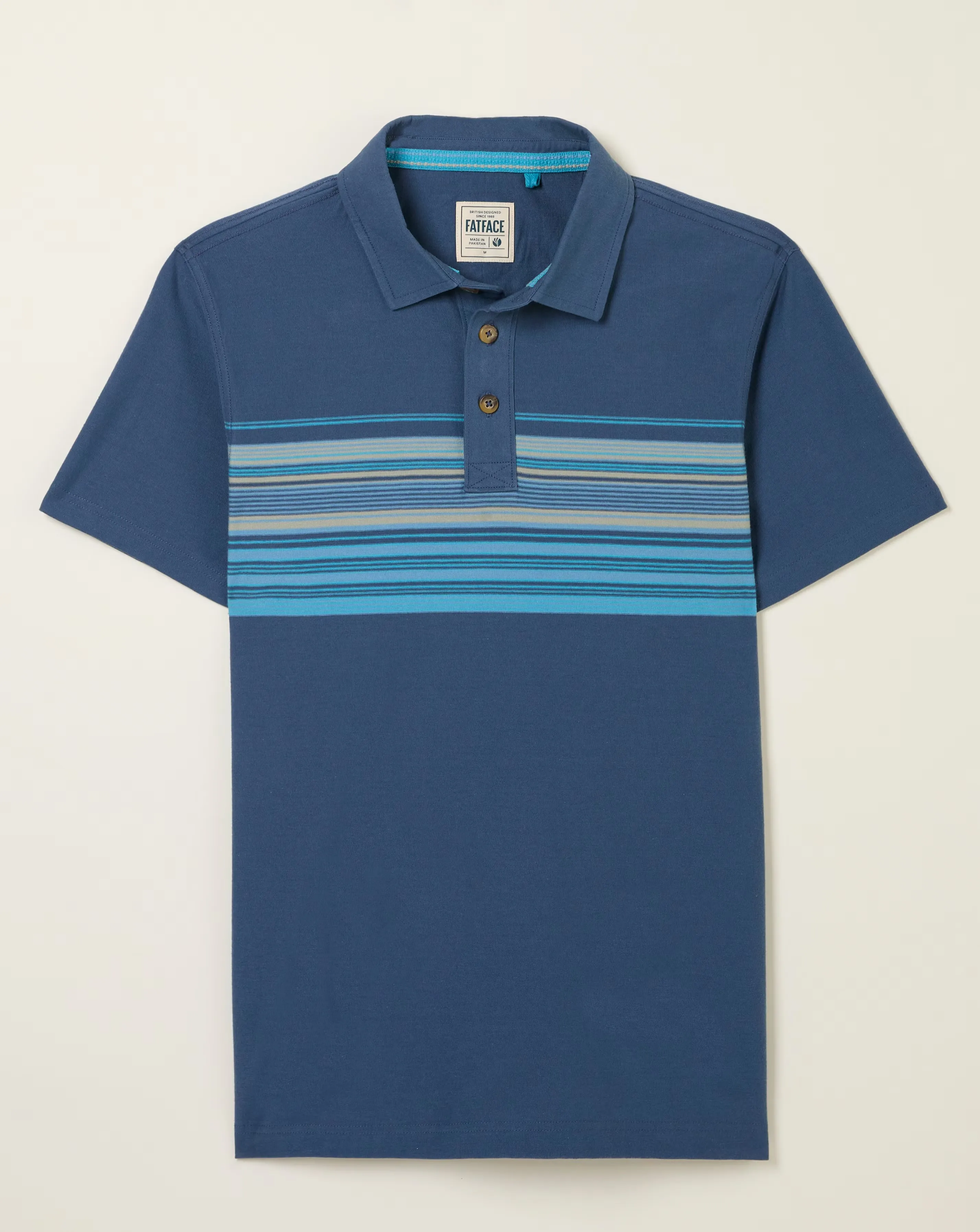FatFace Perranporth Stripe Polo - Blue 7 FatFace Perranporth Stripe Polo - Blue